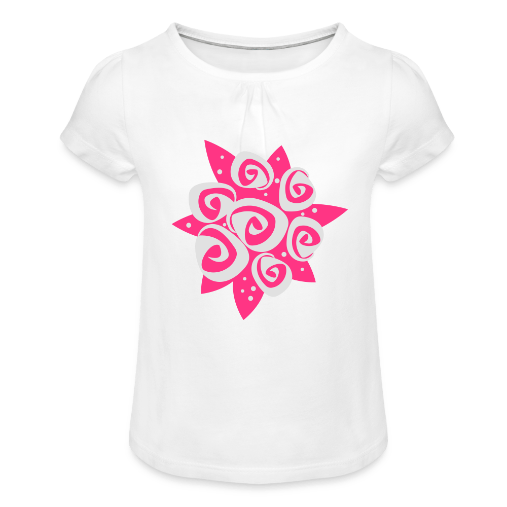 Girl’s T-Shirt with Ruffles - Divine Janisal Design