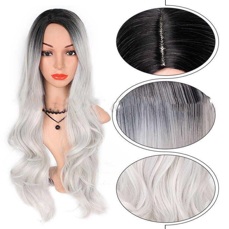 Gradient Chemical Fiber Wig - Divine Janisal Design