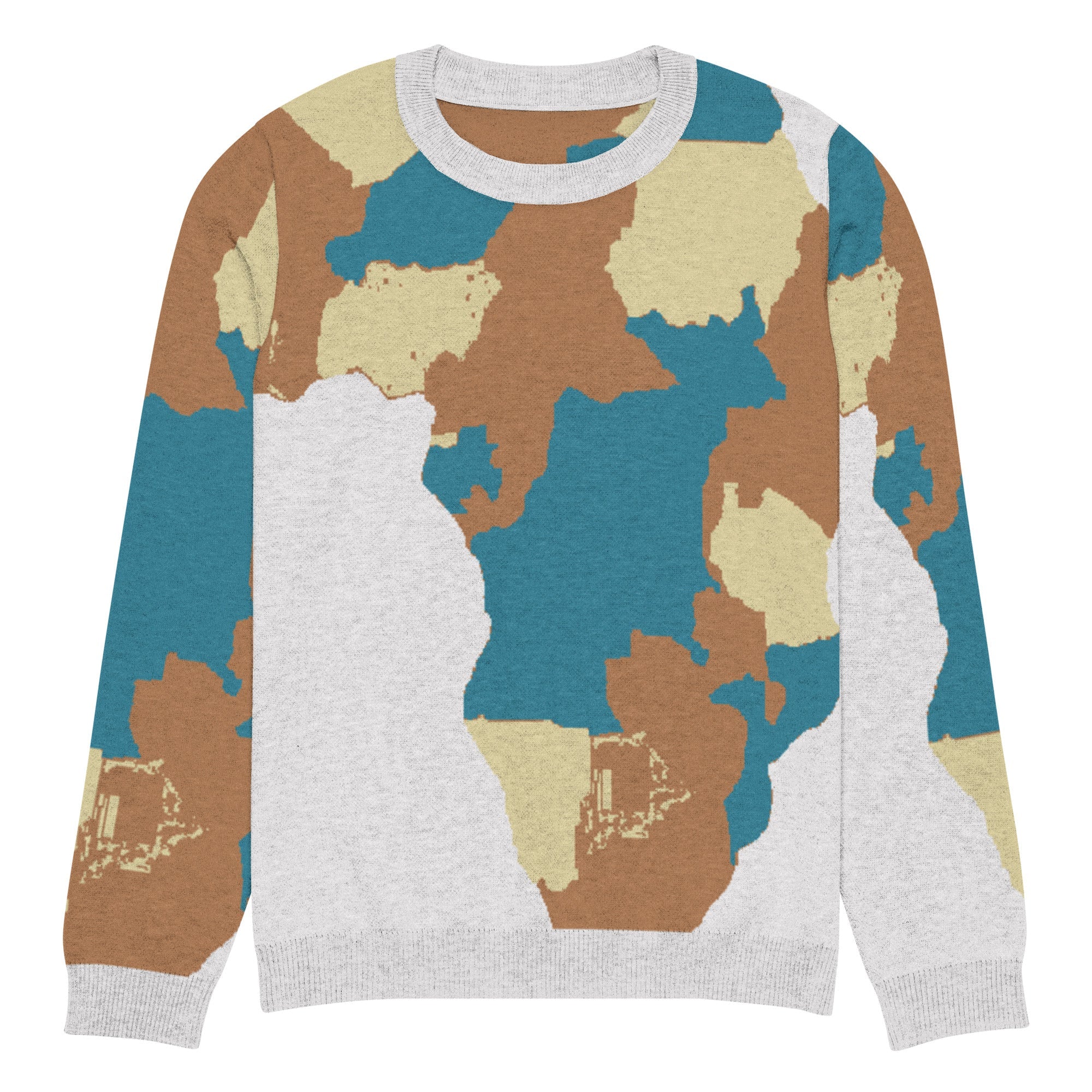 Knitted crew neck sweater - Divine Janisal Design