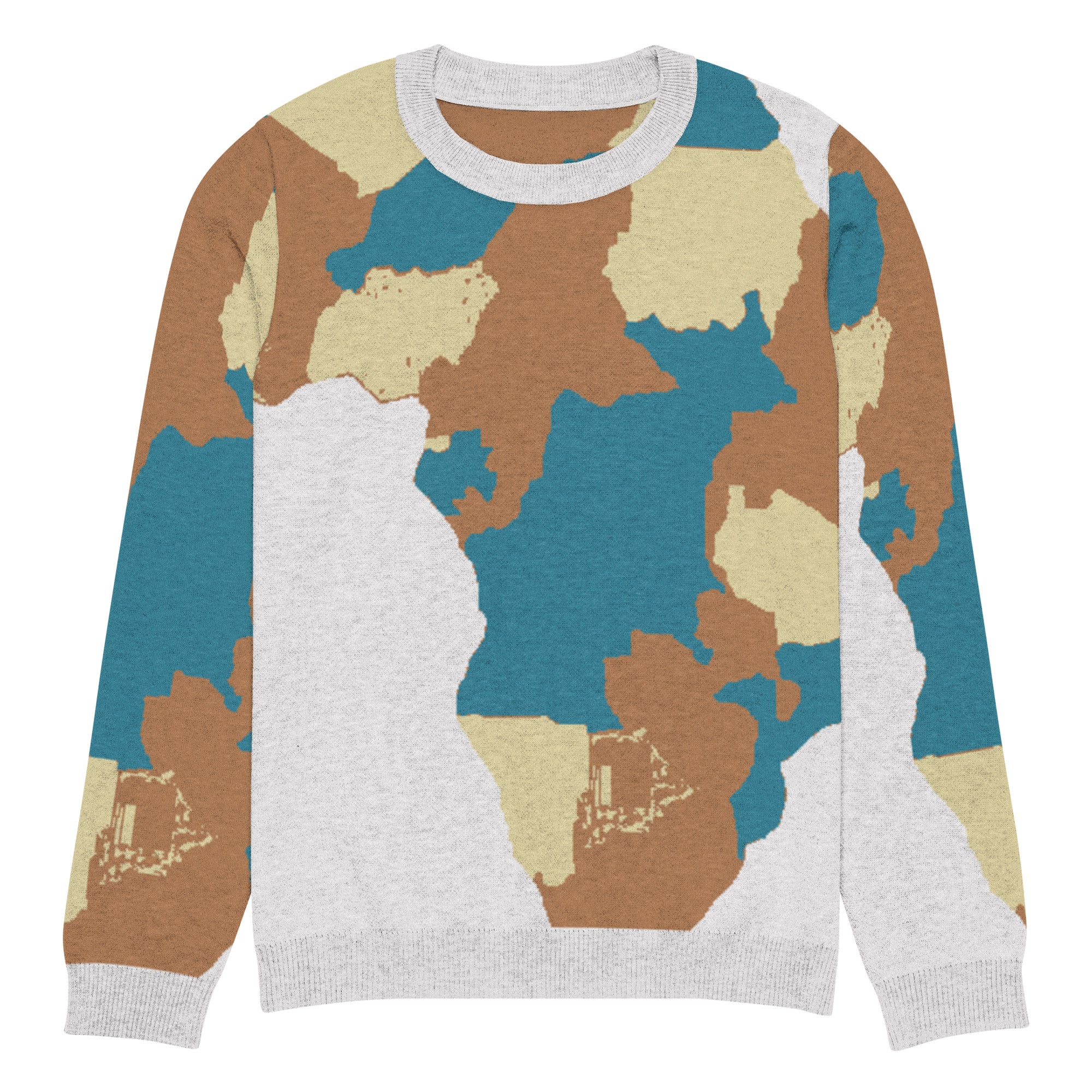 Knitted crew neck sweater - Divine Janisal Design