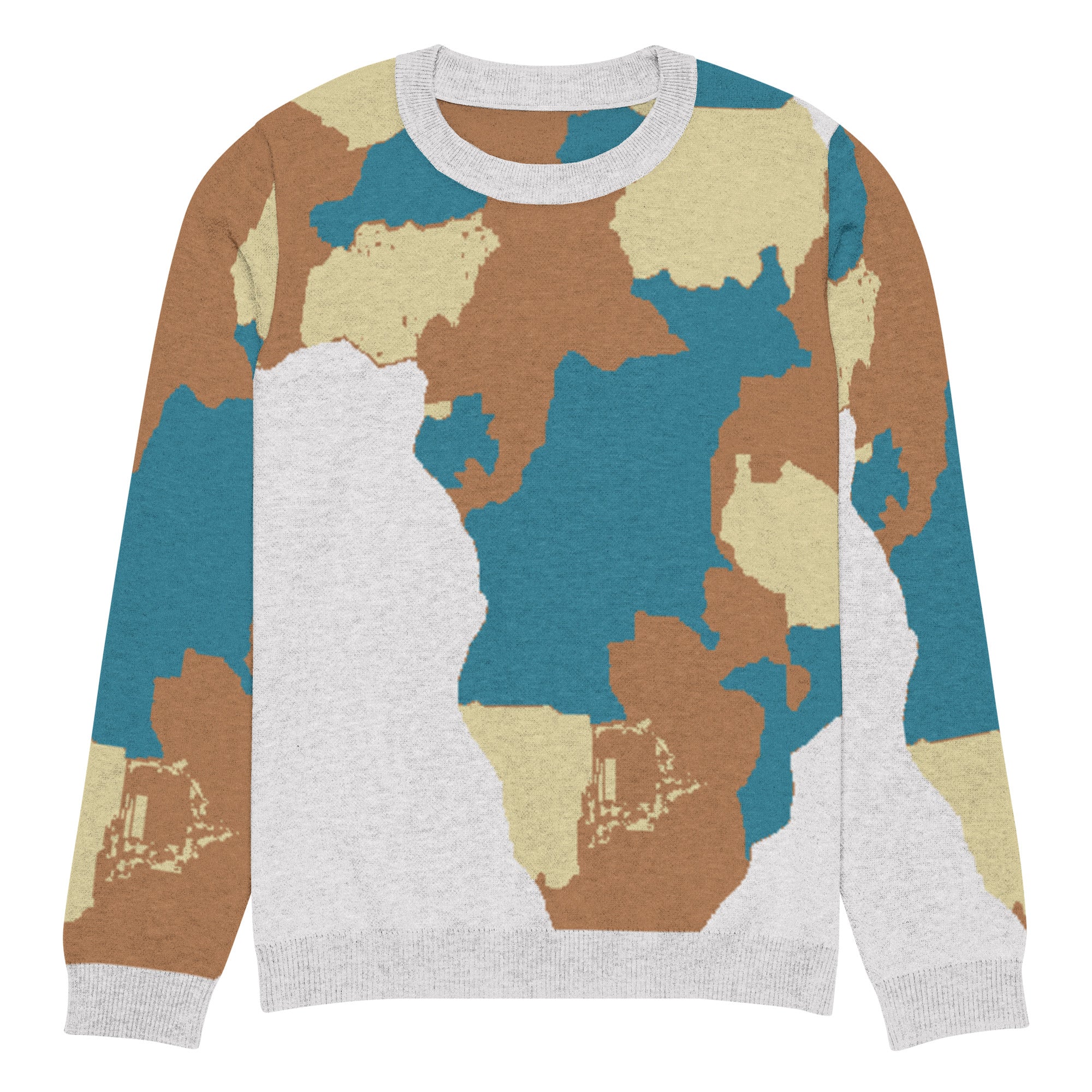 Knitted crew neck sweater - Divine Janisal Design