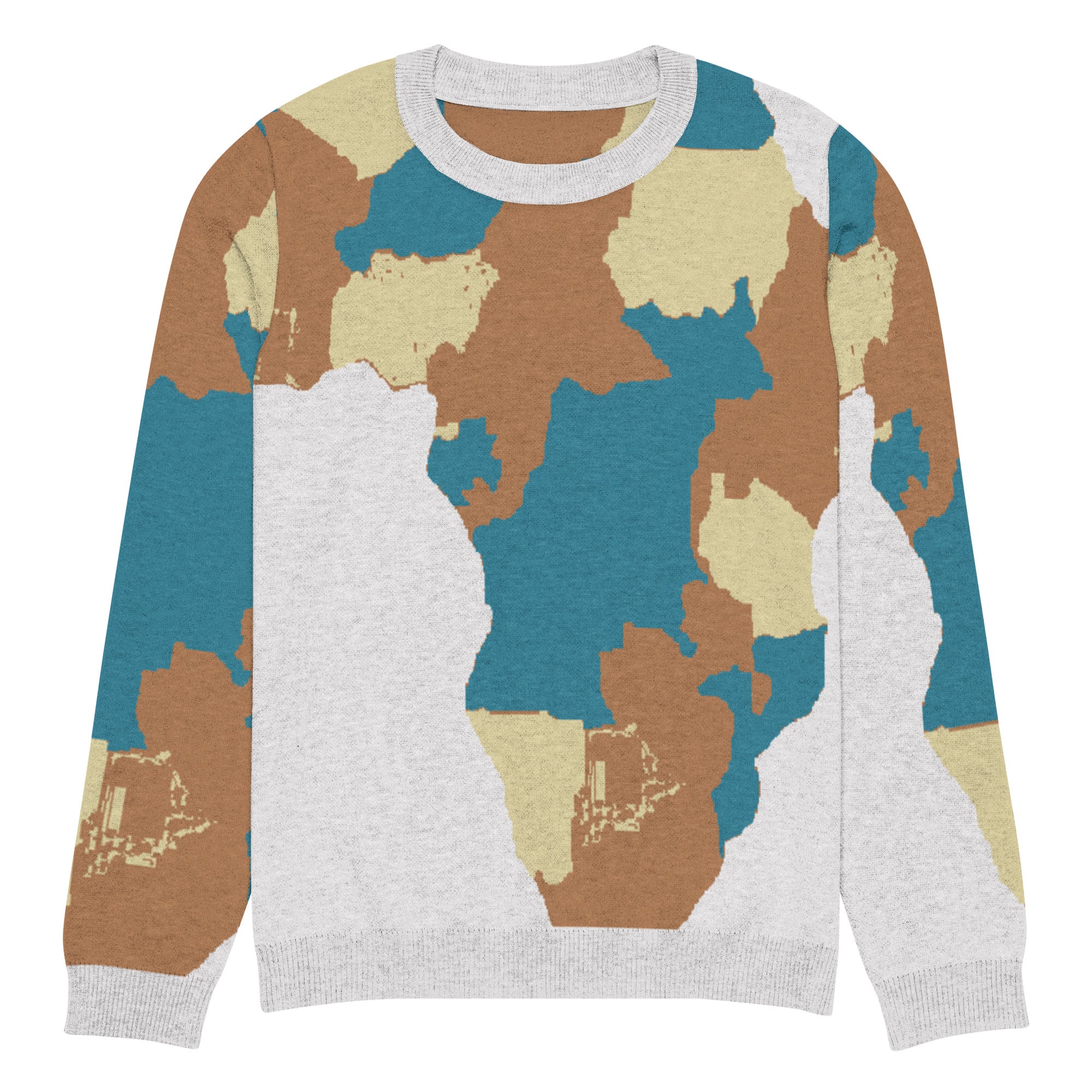 Knitted crew neck sweater - Divine Janisal Design