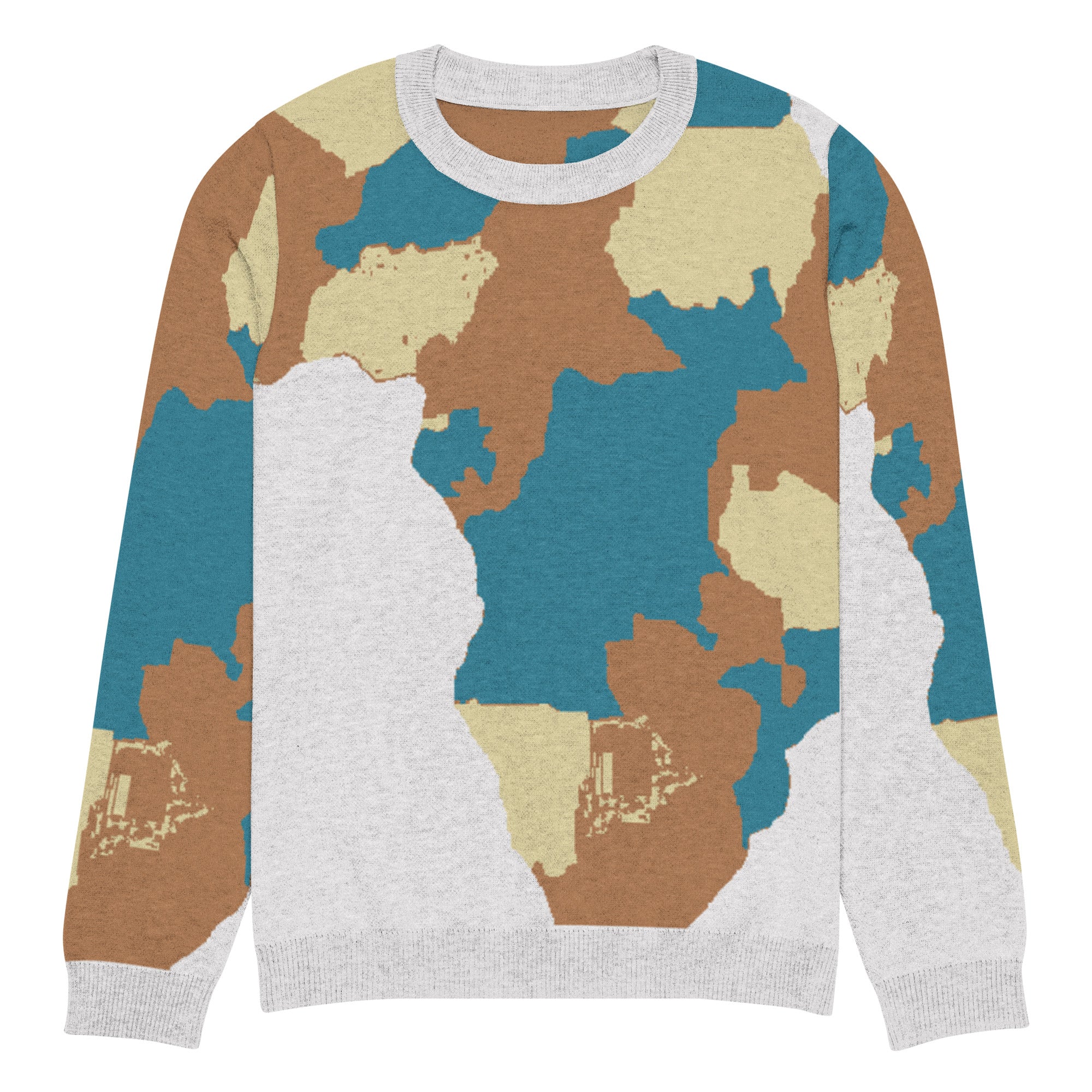 Knitted crew neck sweater - Divine Janisal Design