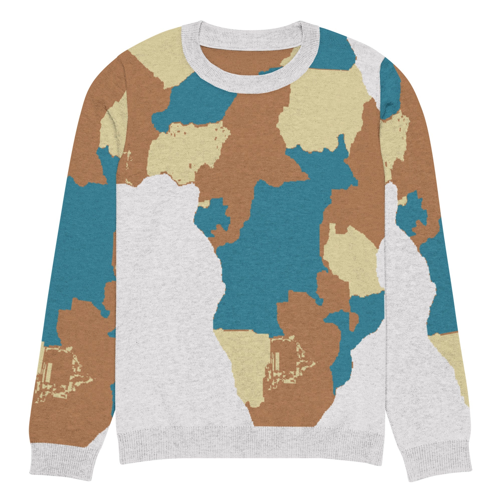 Knitted crew neck sweater - Divine Janisal Design