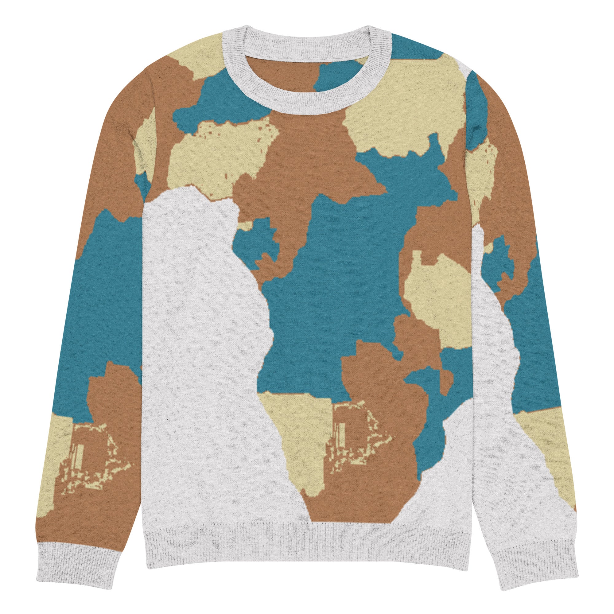 Knitted crew neck sweater - Divine Janisal Design