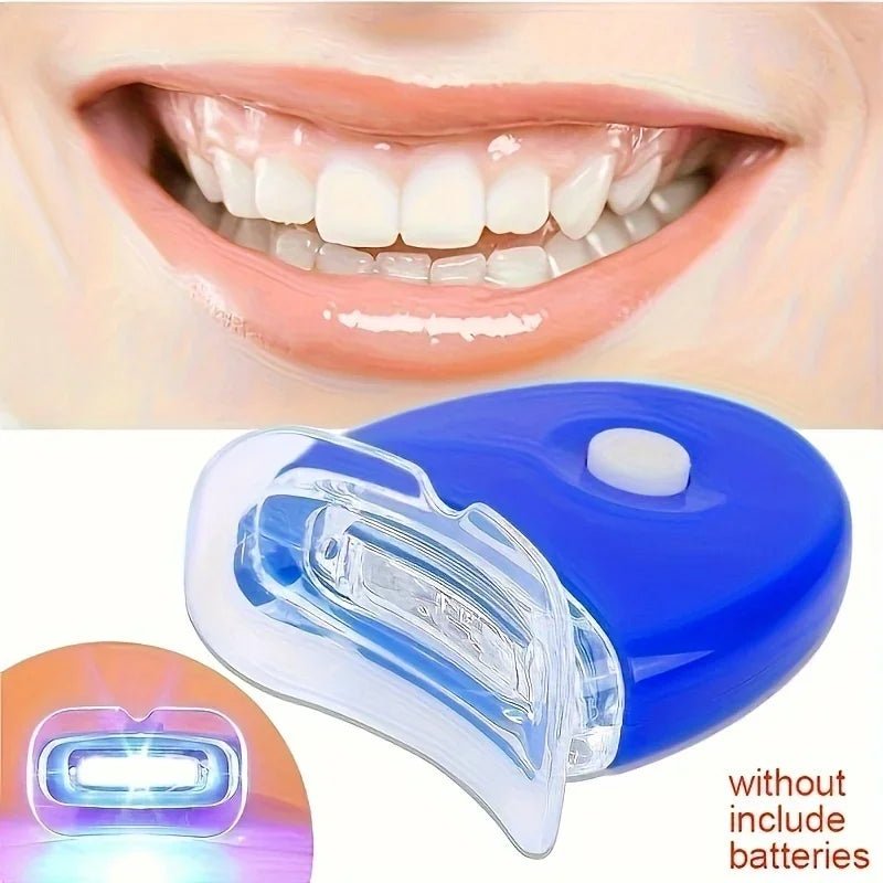 LED Teeth Whitening Light Whitening Blue Light UV Light Bleaching Laser Teeth Bleaching Whiten Lamp Personal Dentals Treatments - Divinique