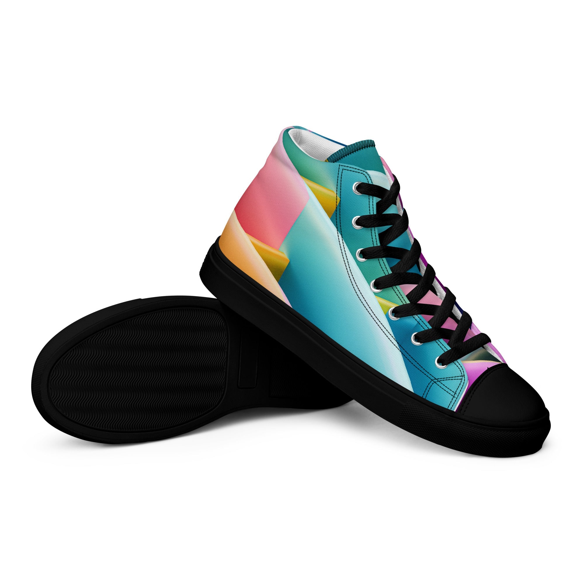 Men’s high top canvas shoes - Divine Janisal Design