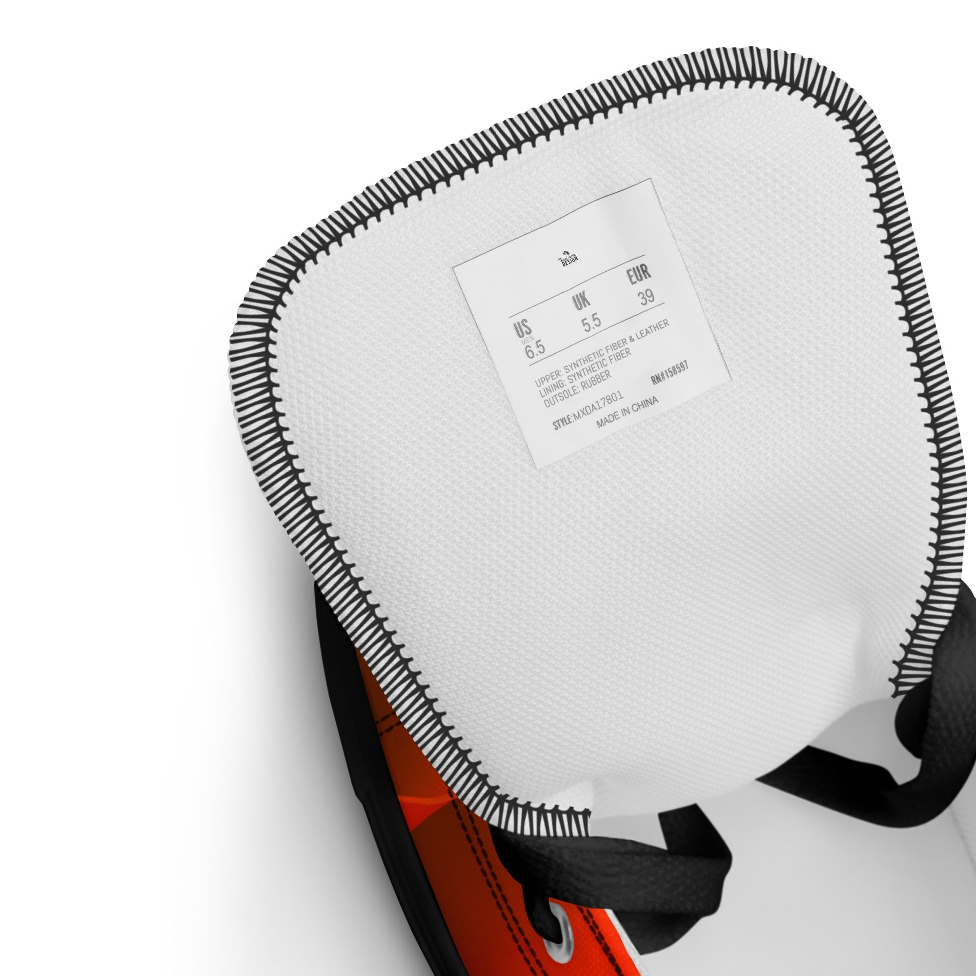 Men’s high top canvas shoes - Divine Janisal Design