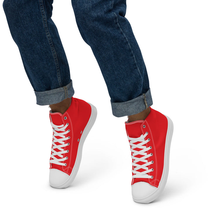 Men’s high top canvas shoes - Divine Janisal Design