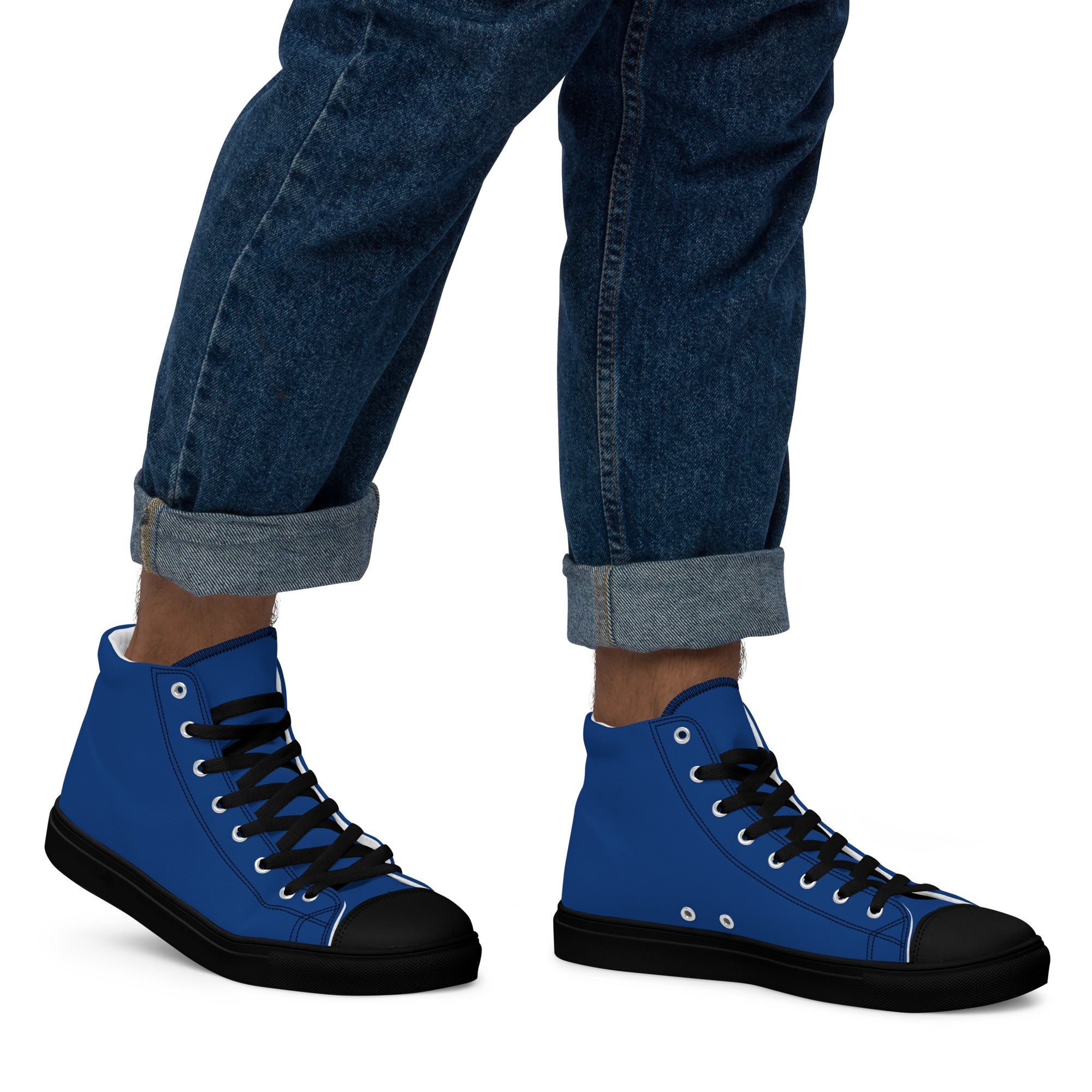Men’s high top canvas shoes - Divine Janisal Design