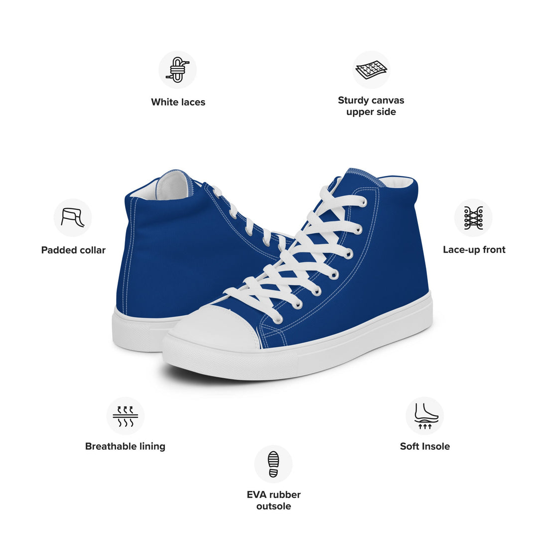 Men’s high top canvas shoes - Divine Janisal Design
