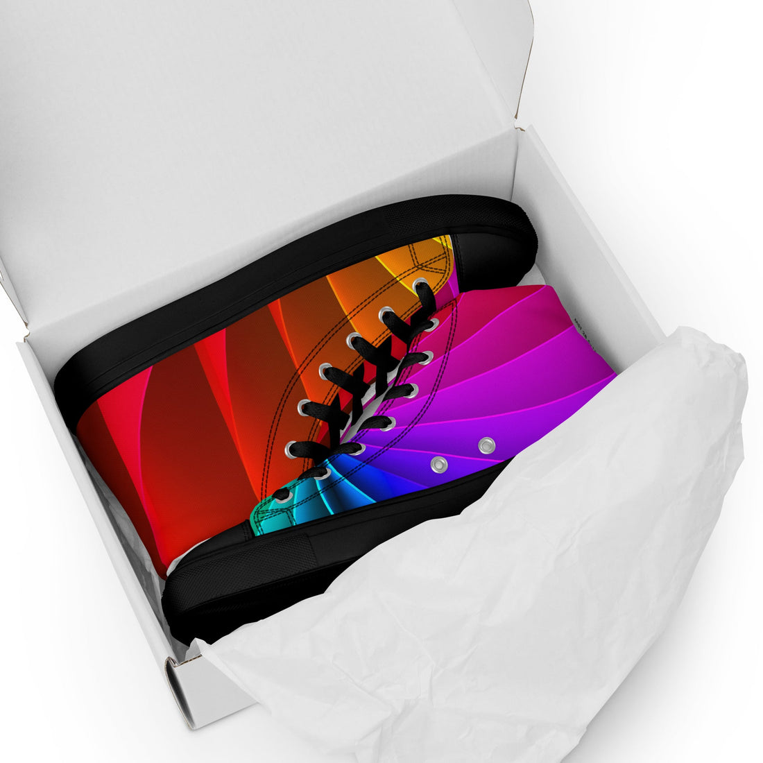 Men’s high top canvas shoes - Divine Janisal Design