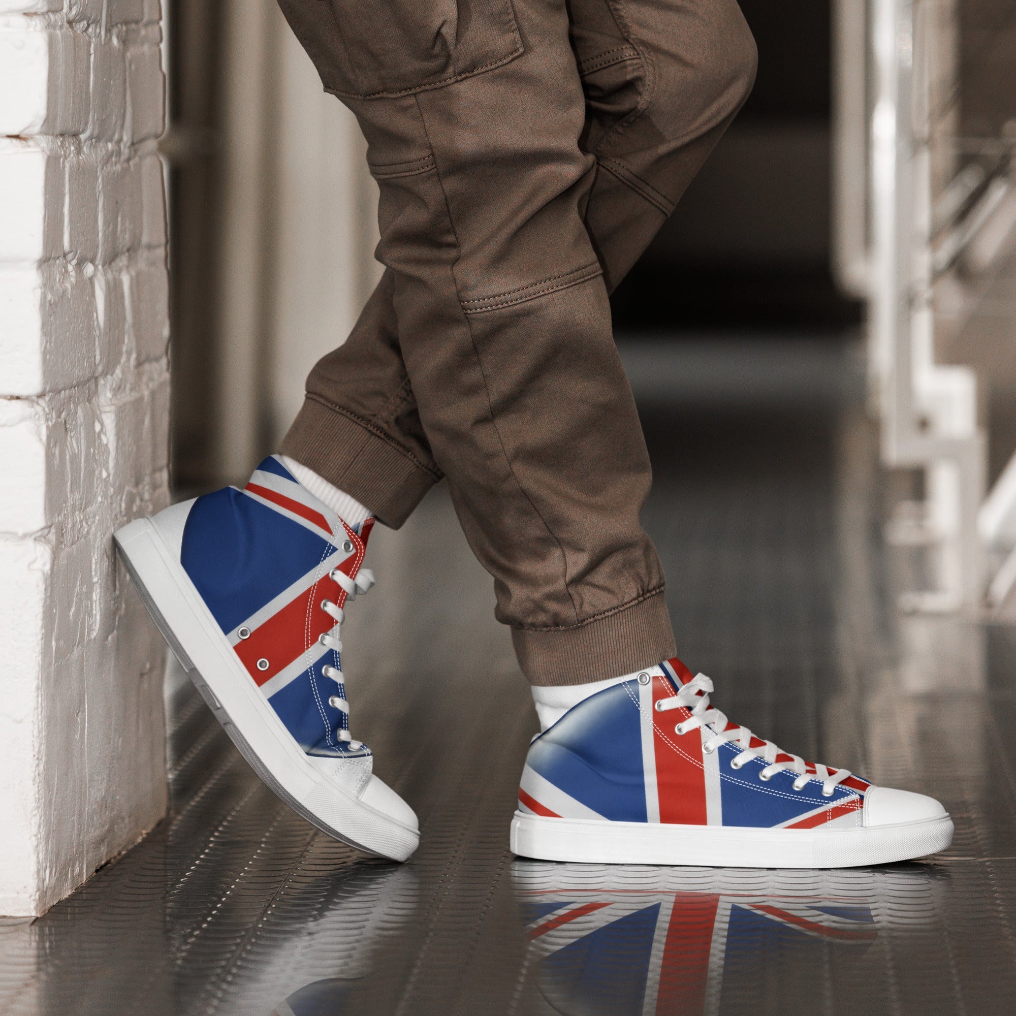 Men’s high top canvas shoes - Divine Janisal Design