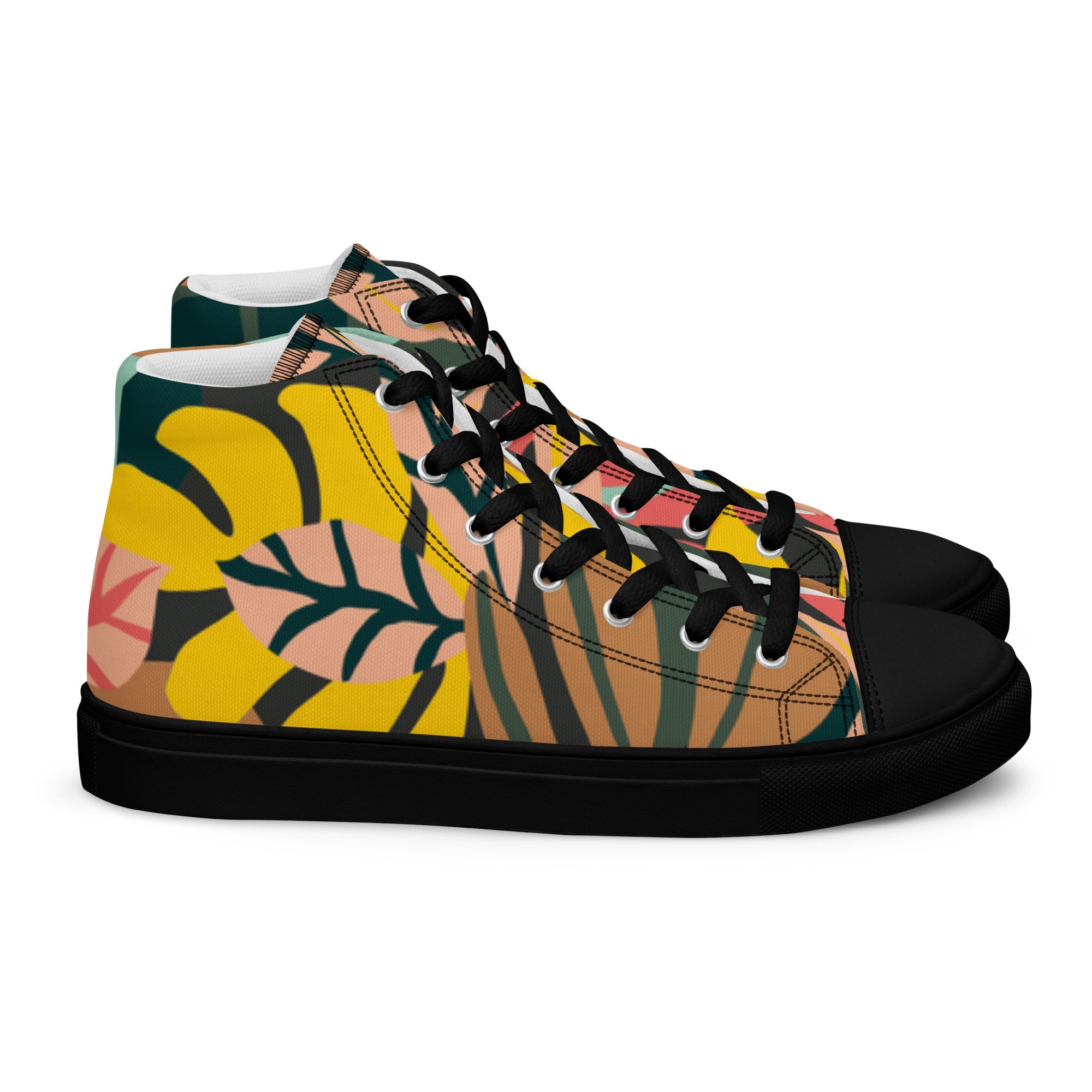 Men’s high top canvas shoes - Divine Janisal Design