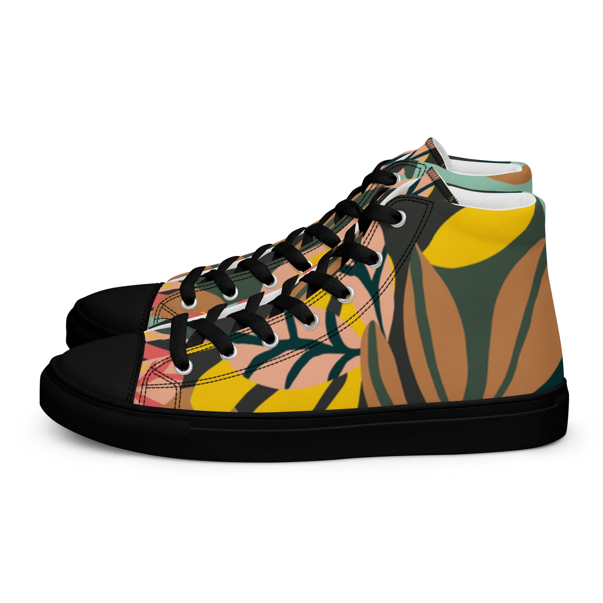 Men’s high top canvas shoes - Divine Janisal Design