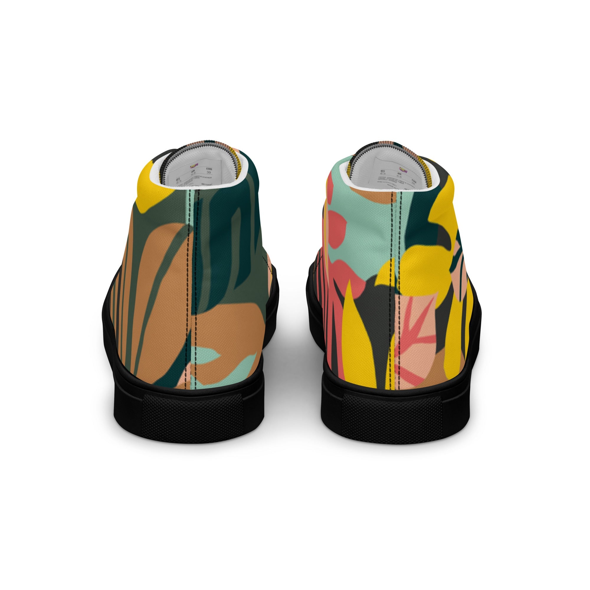 Men’s high top canvas shoes - Divine Janisal Design