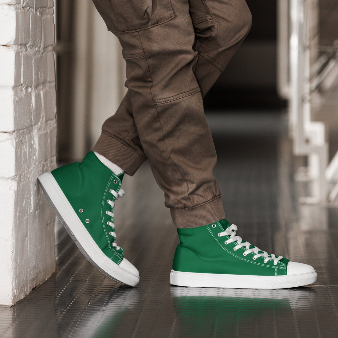 Men’s high top canvas shoes - Divine Janisal Design