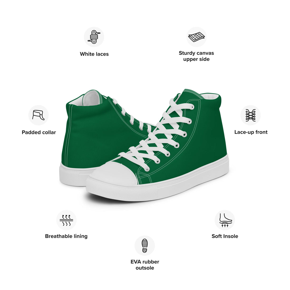 Men’s high top canvas shoes - Divine Janisal Design