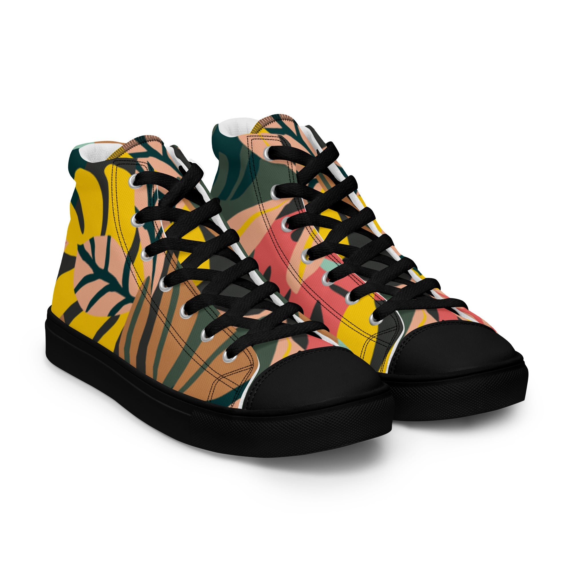 Men’s high top canvas shoes - Divine Janisal Design