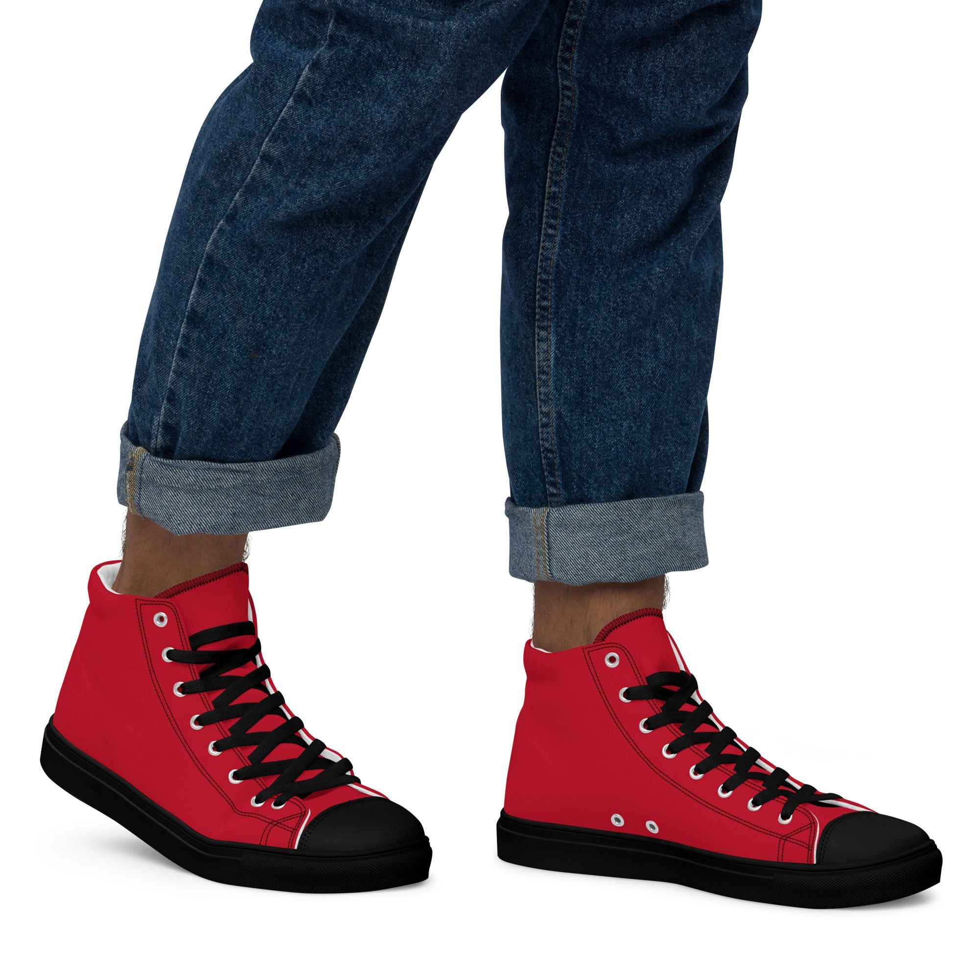 Men’s high top canvas shoes - Divine Janisal Design