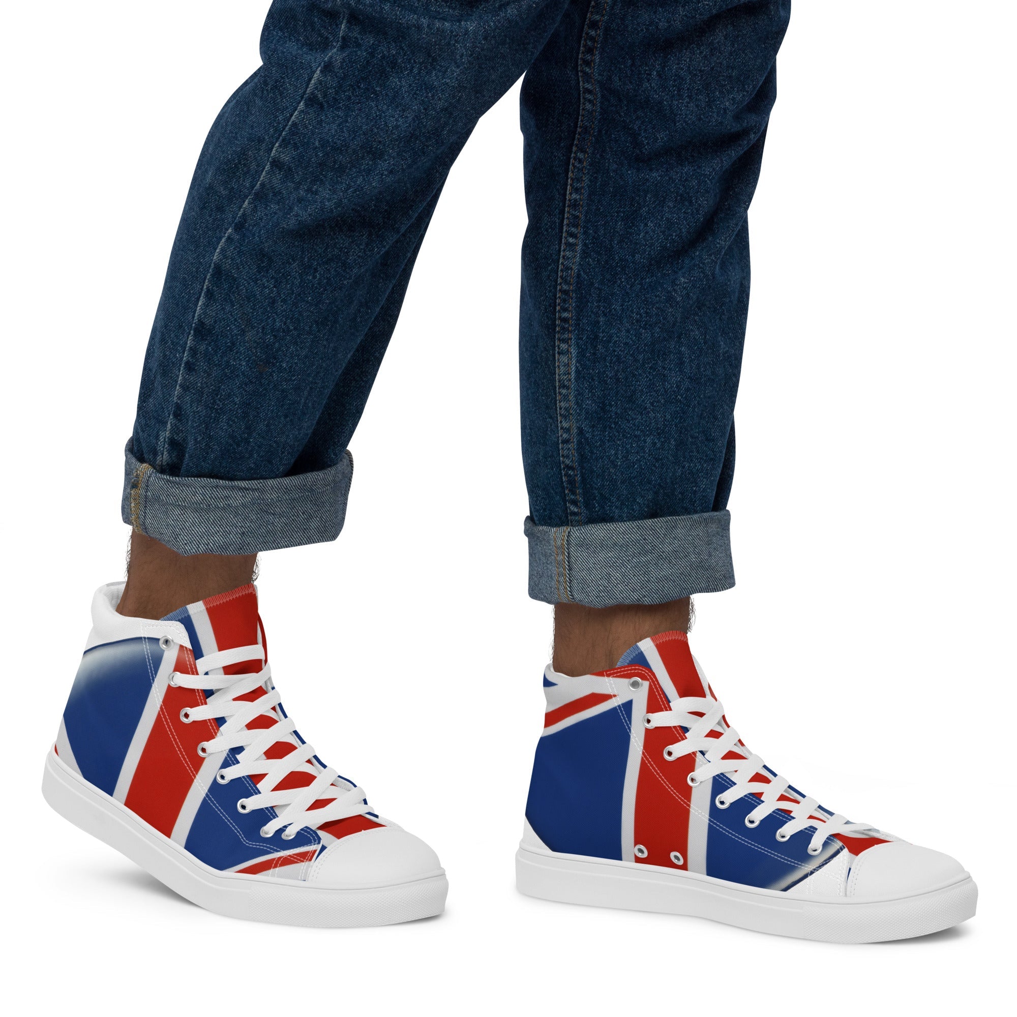 Men’s high top canvas shoes - Divine Janisal Design