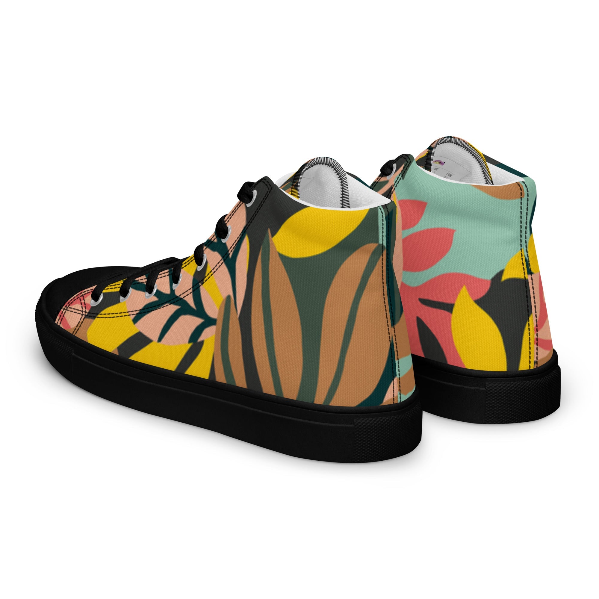 Men’s high top canvas shoes - Divine Janisal Design