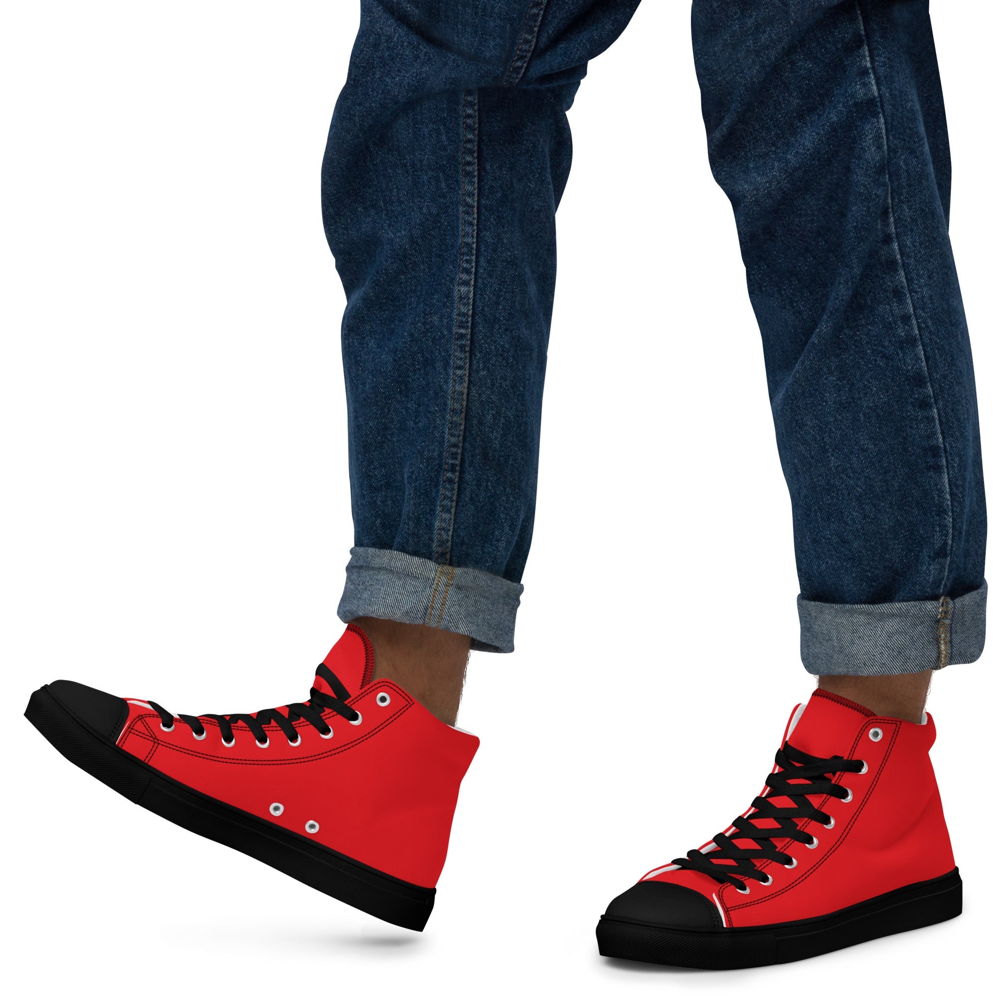 Men’s high top canvas shoes - Divine Janisal Design