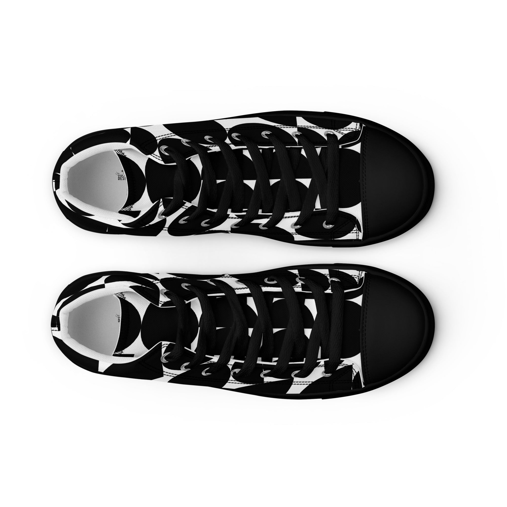 Men’s high top canvas shoes - Divine Janisal Design