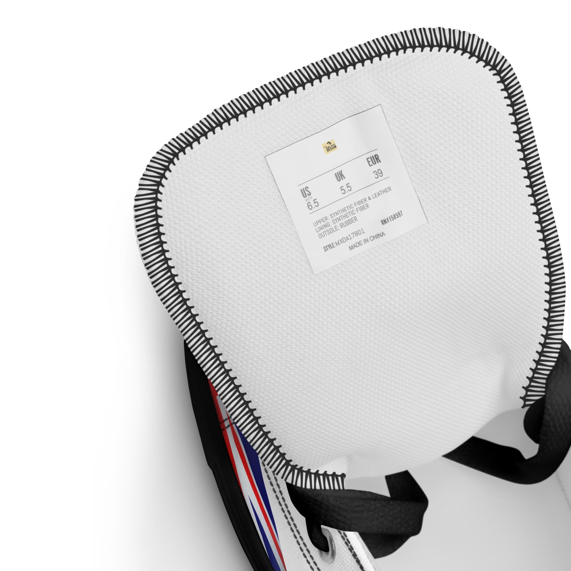 Men’s high top canvas shoes - Divine Janisal Design