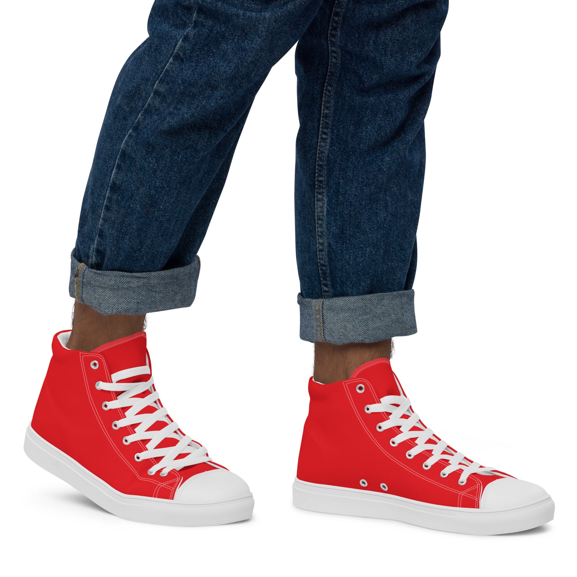Men’s high top canvas shoes - Divine Janisal Design