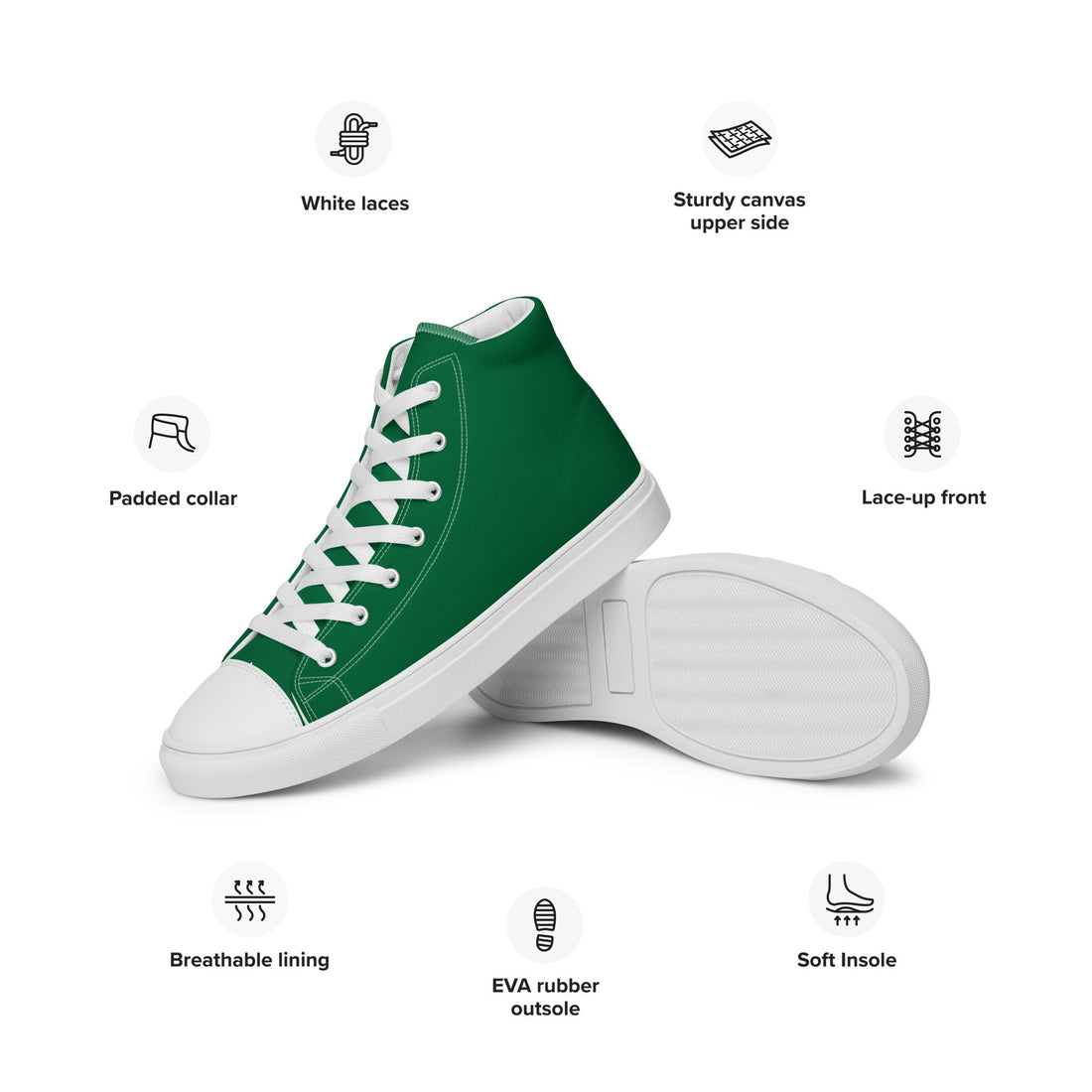 Men’s high top canvas shoes - Divine Janisal Design