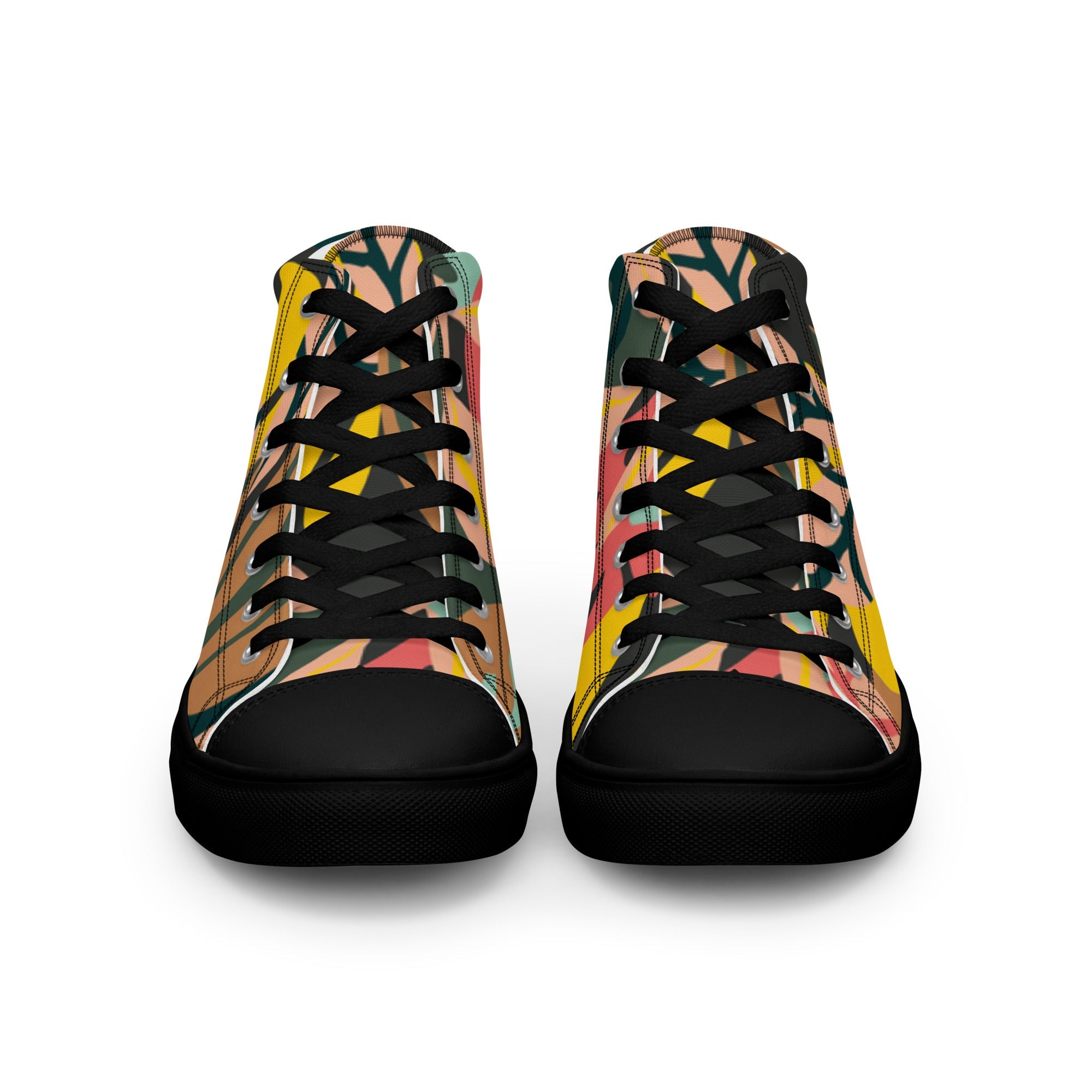 Men’s high top canvas shoes - Divine Janisal Design