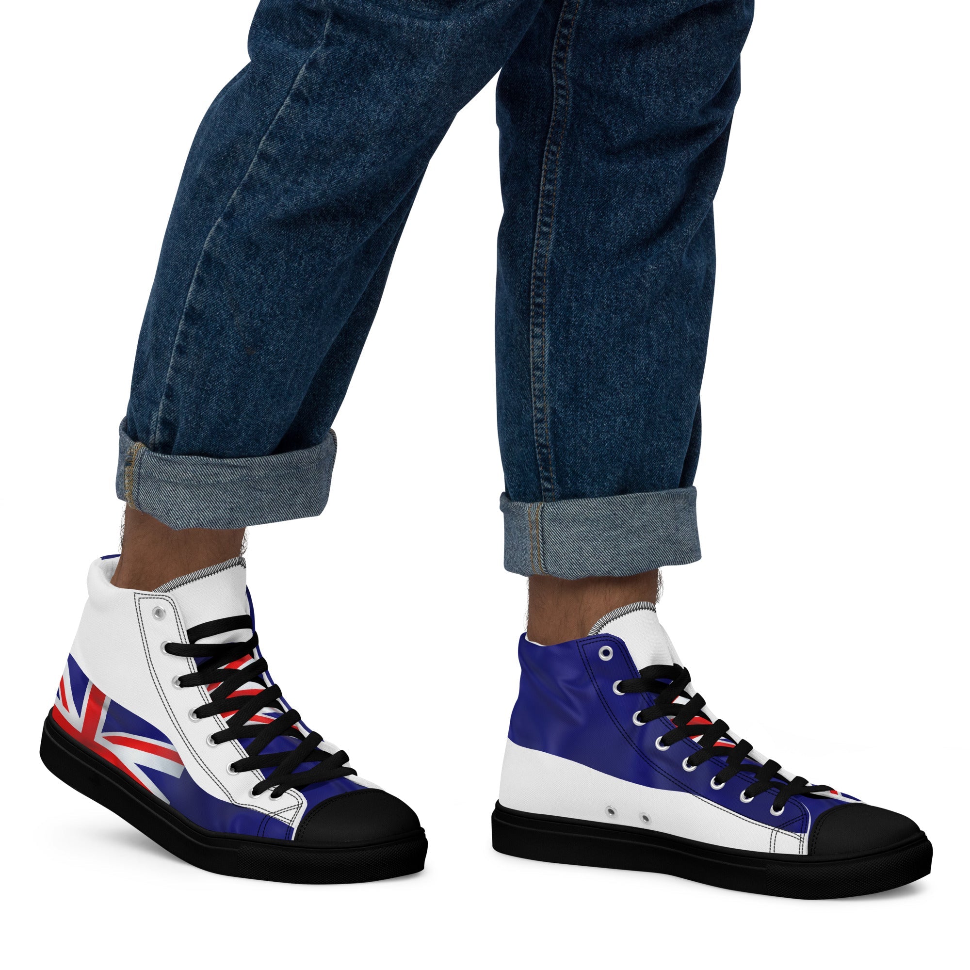 Men’s high top canvas shoes - Divine Janisal Design