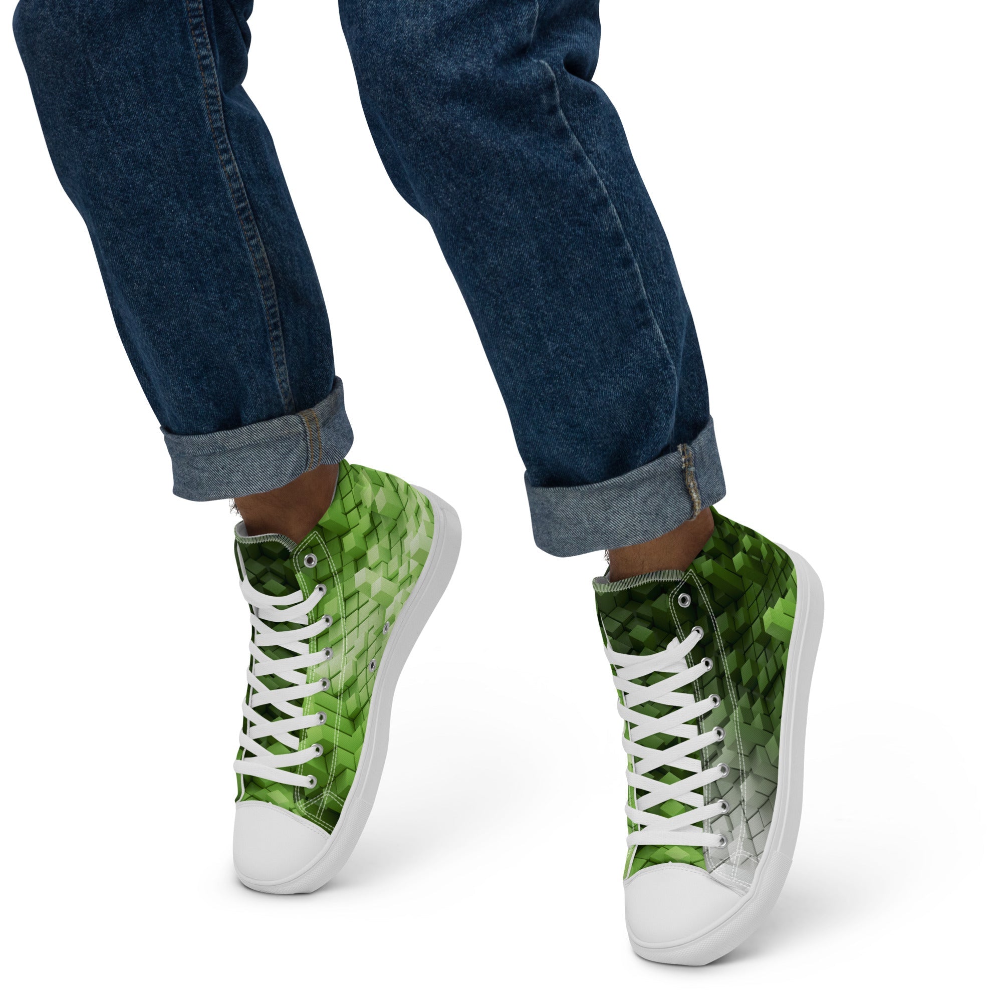 Men’s high top canvas shoes - Divine Janisal Design