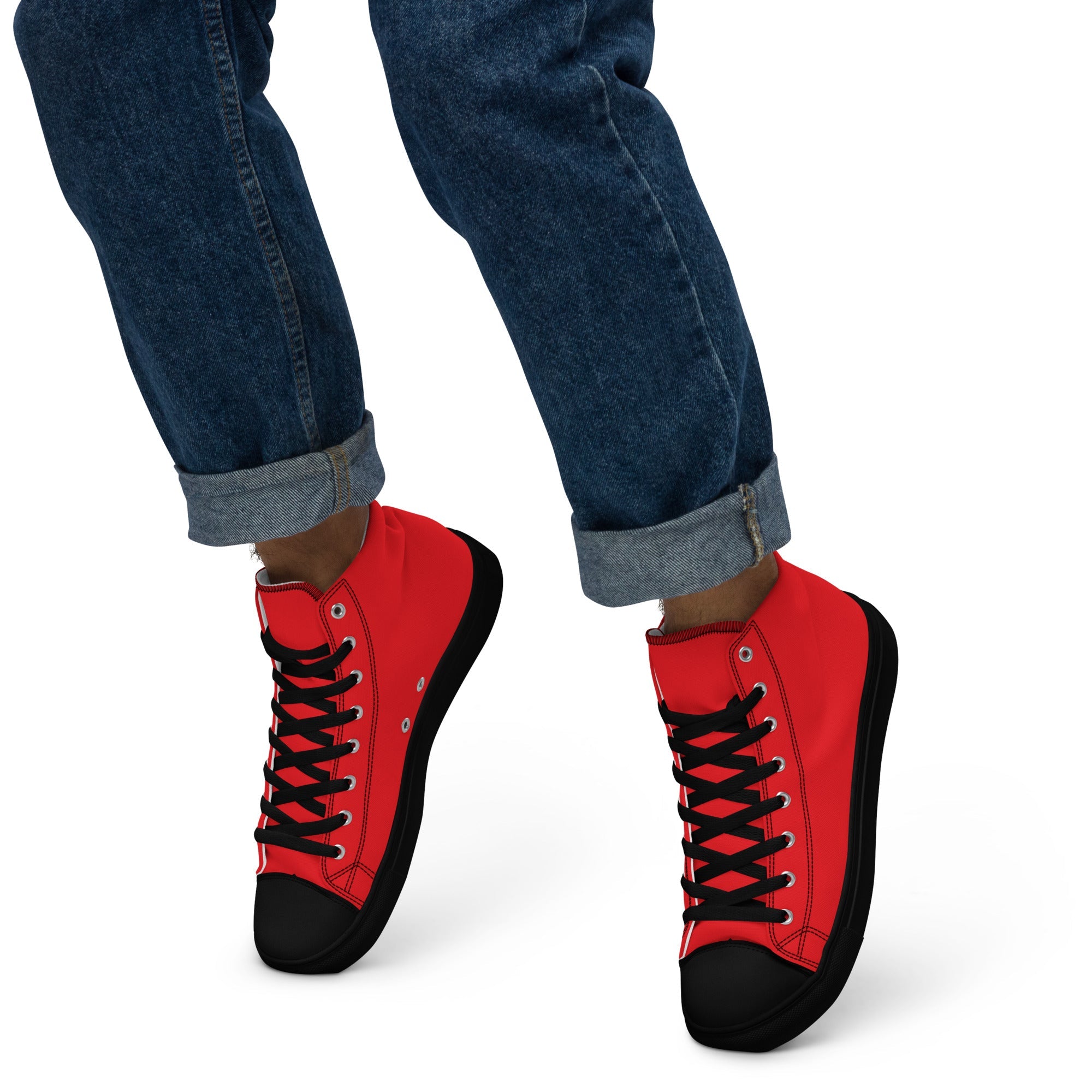 Men’s high top canvas shoes - Divine Janisal Design