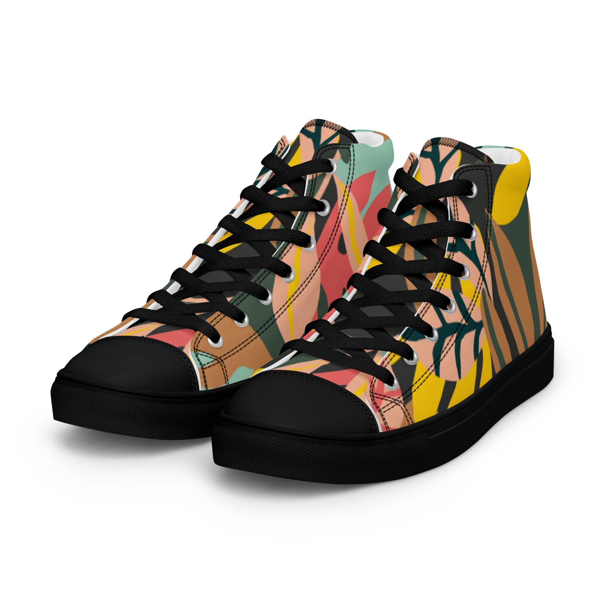 Men’s high top canvas shoes - Divine Janisal Design