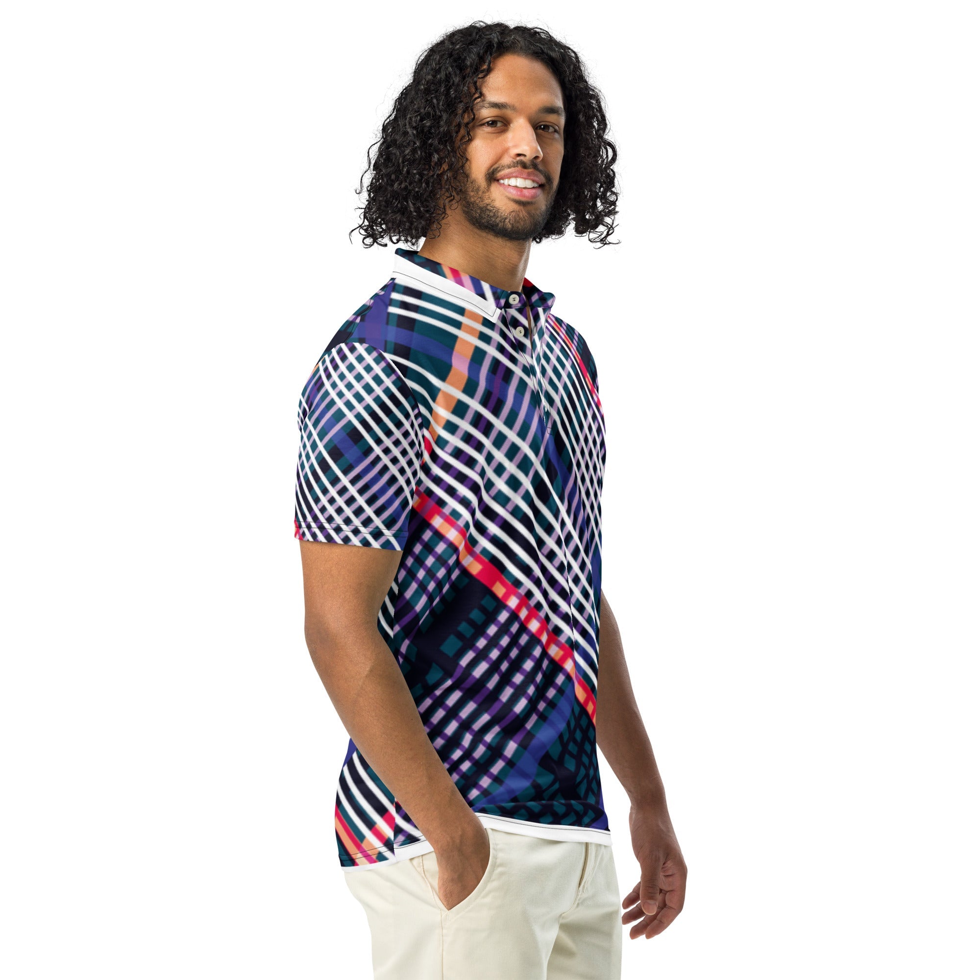 Men’s slim fit polo - Divine Janisal Design