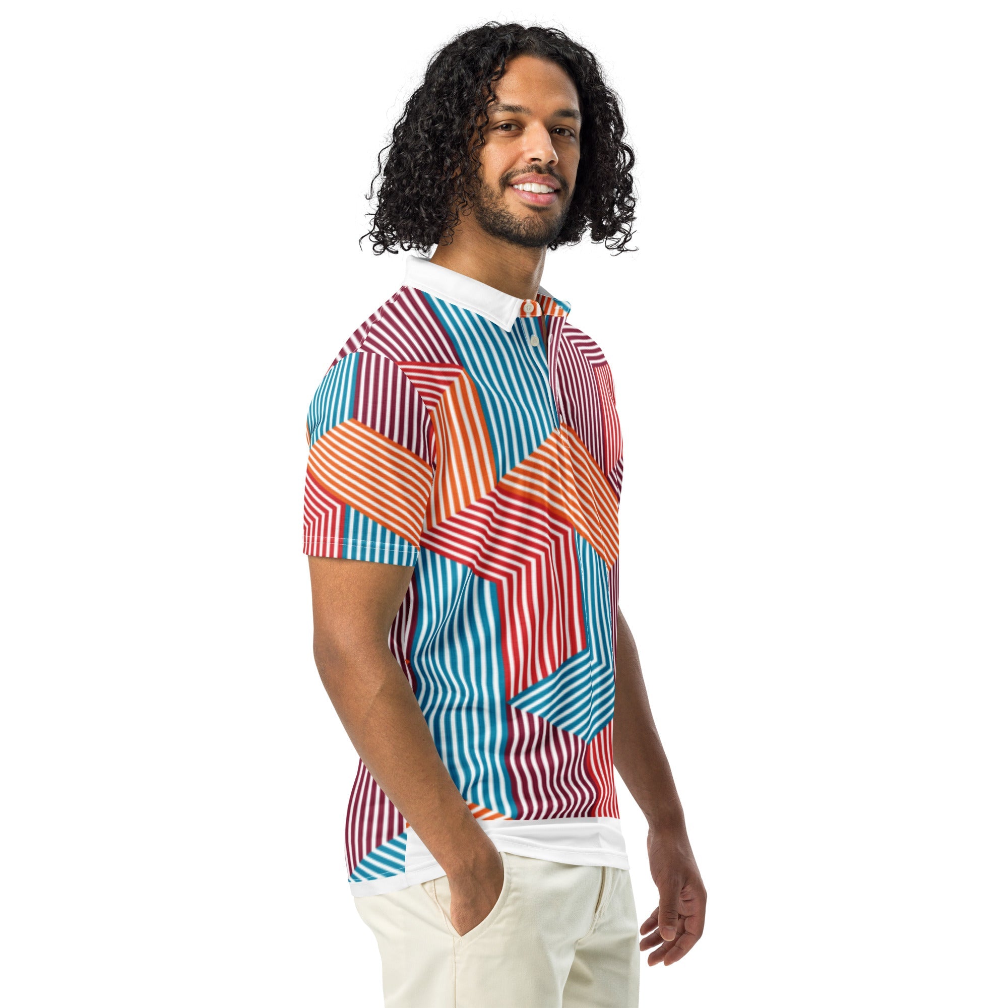 Men’s slim fit polo - Divine Janisal Design