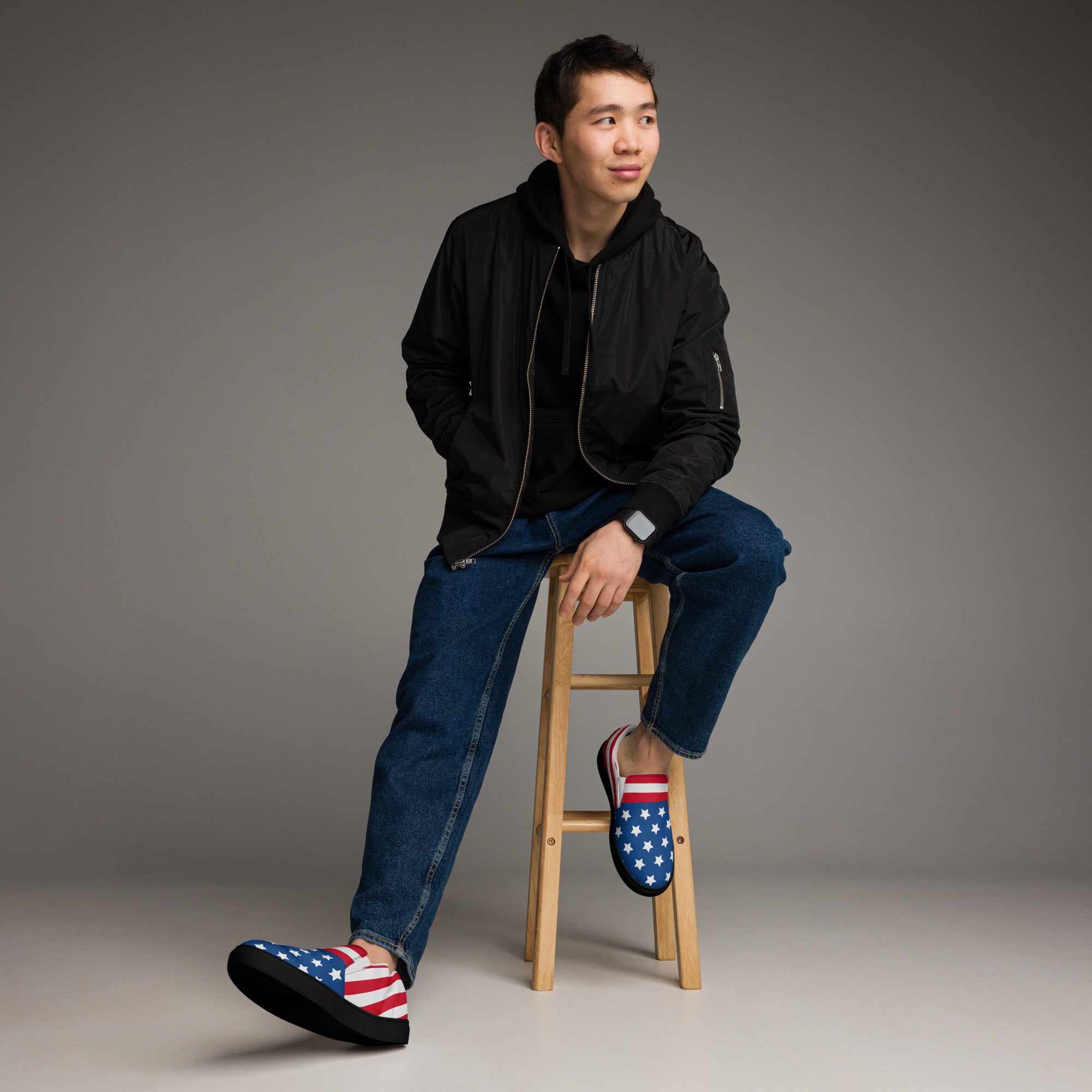 Men’s slip - on canvas shoes - Divine Janisal Design