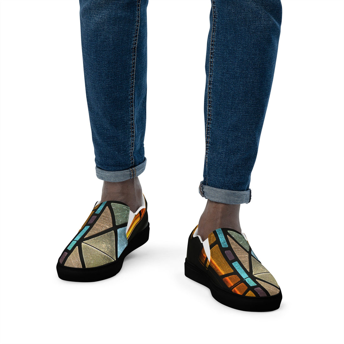 Men’s slip - on canvas shoes - Divine Janisal Design