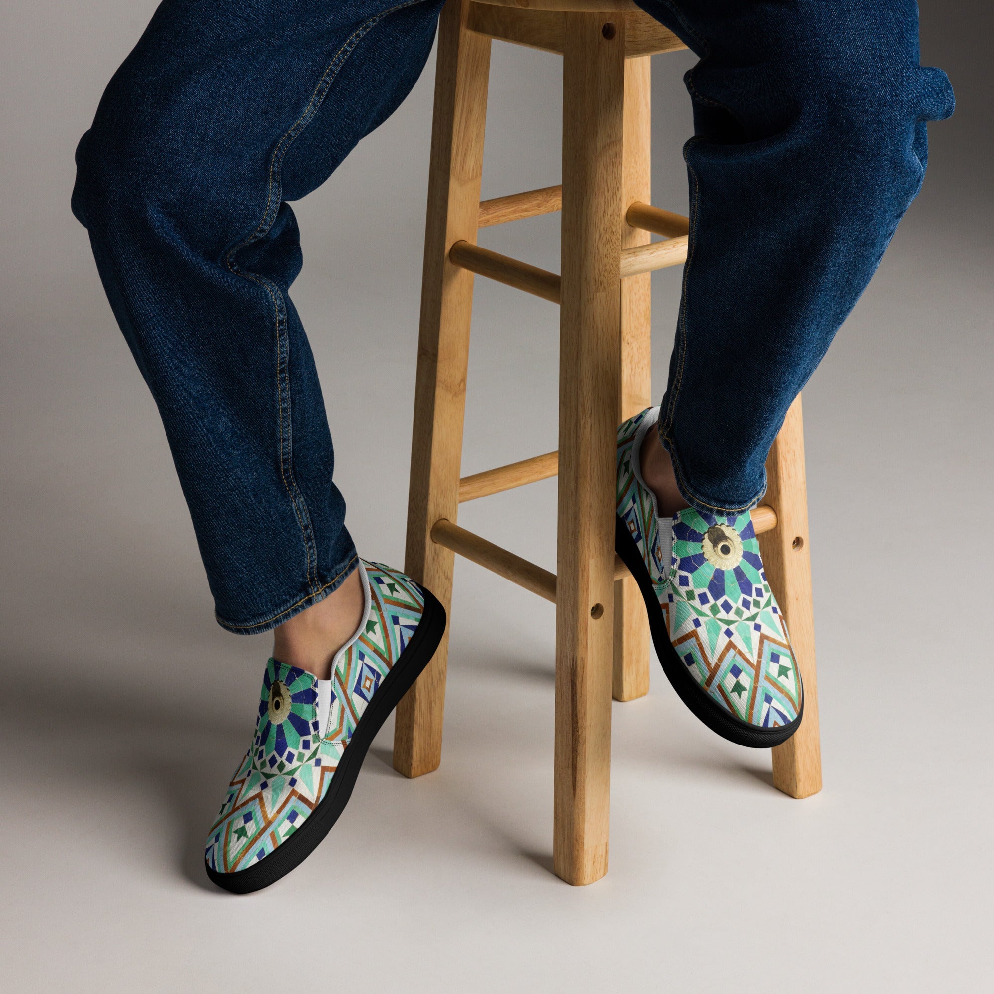 Men’s slip - on canvas shoes - Divine Janisal Design