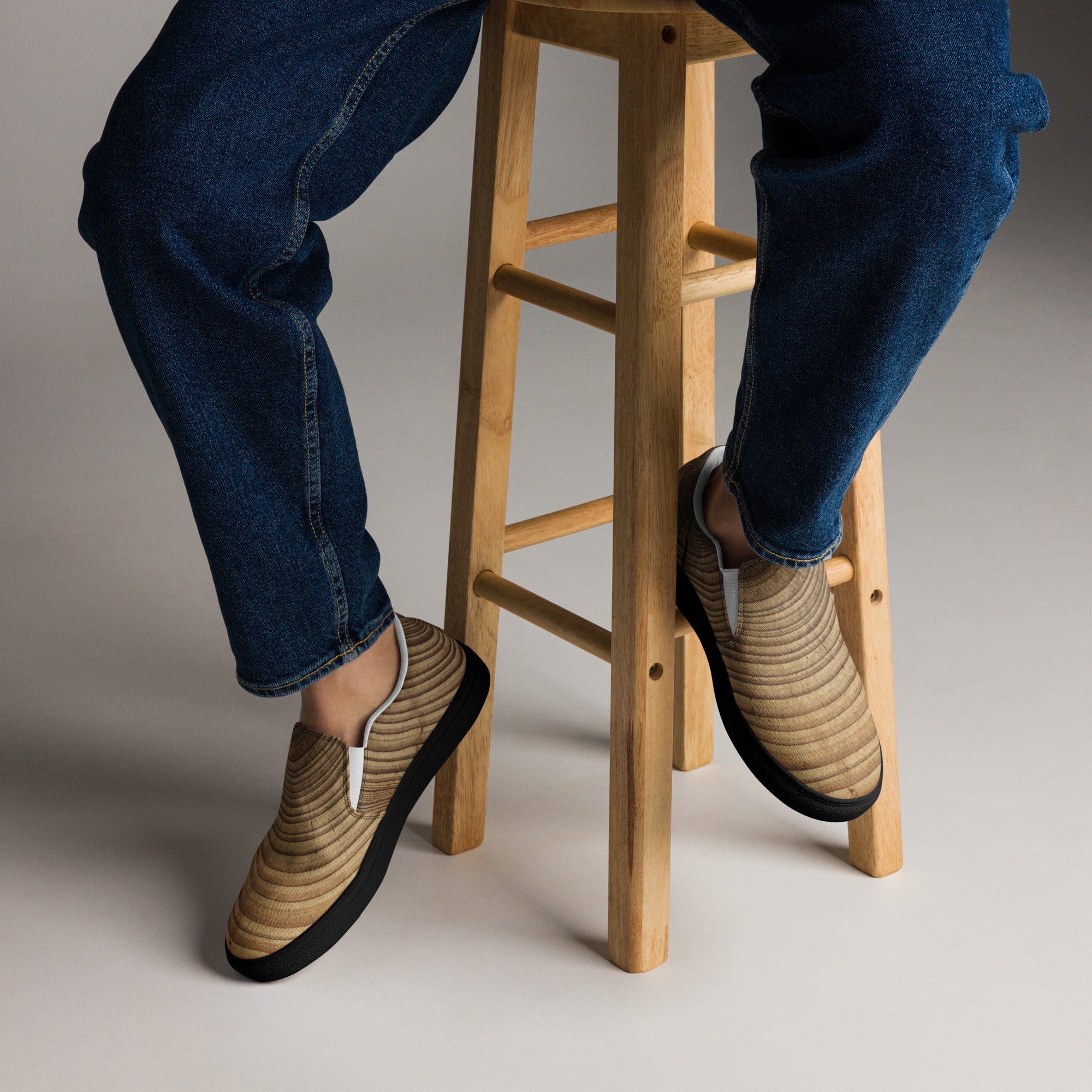 Men’s slip - on canvas shoes - Divine Janisal Design