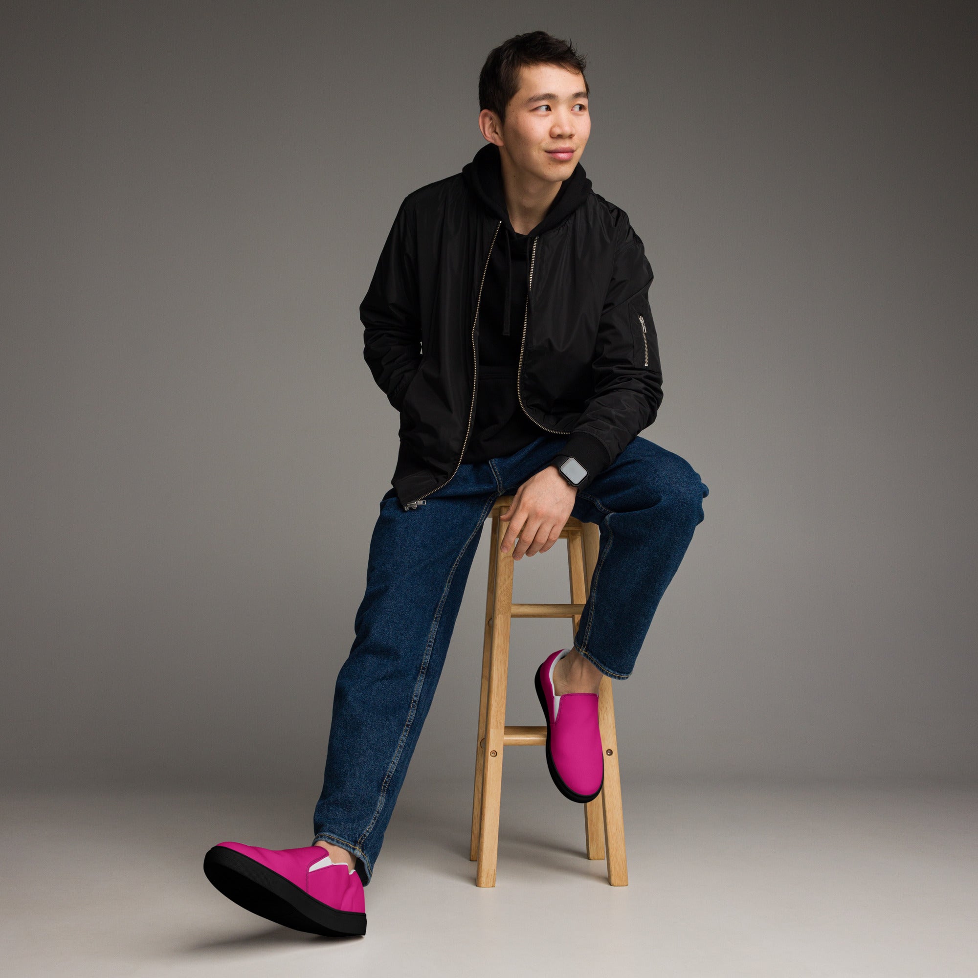 Men’s slip - on canvas shoes - Divine Janisal Design