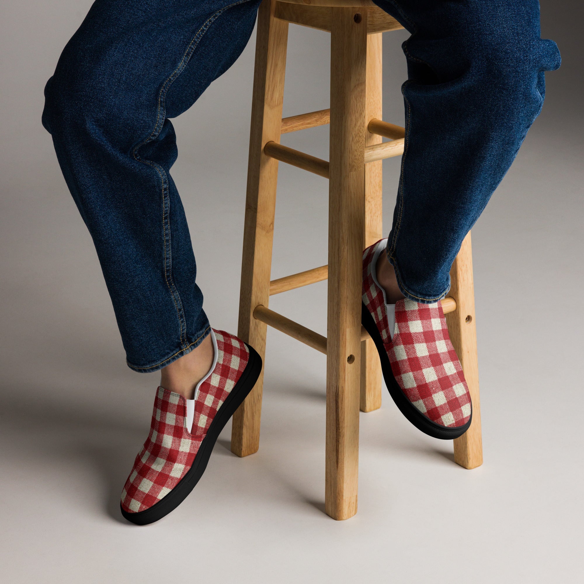 Men’s slip - on canvas shoes - Divine Janisal Design