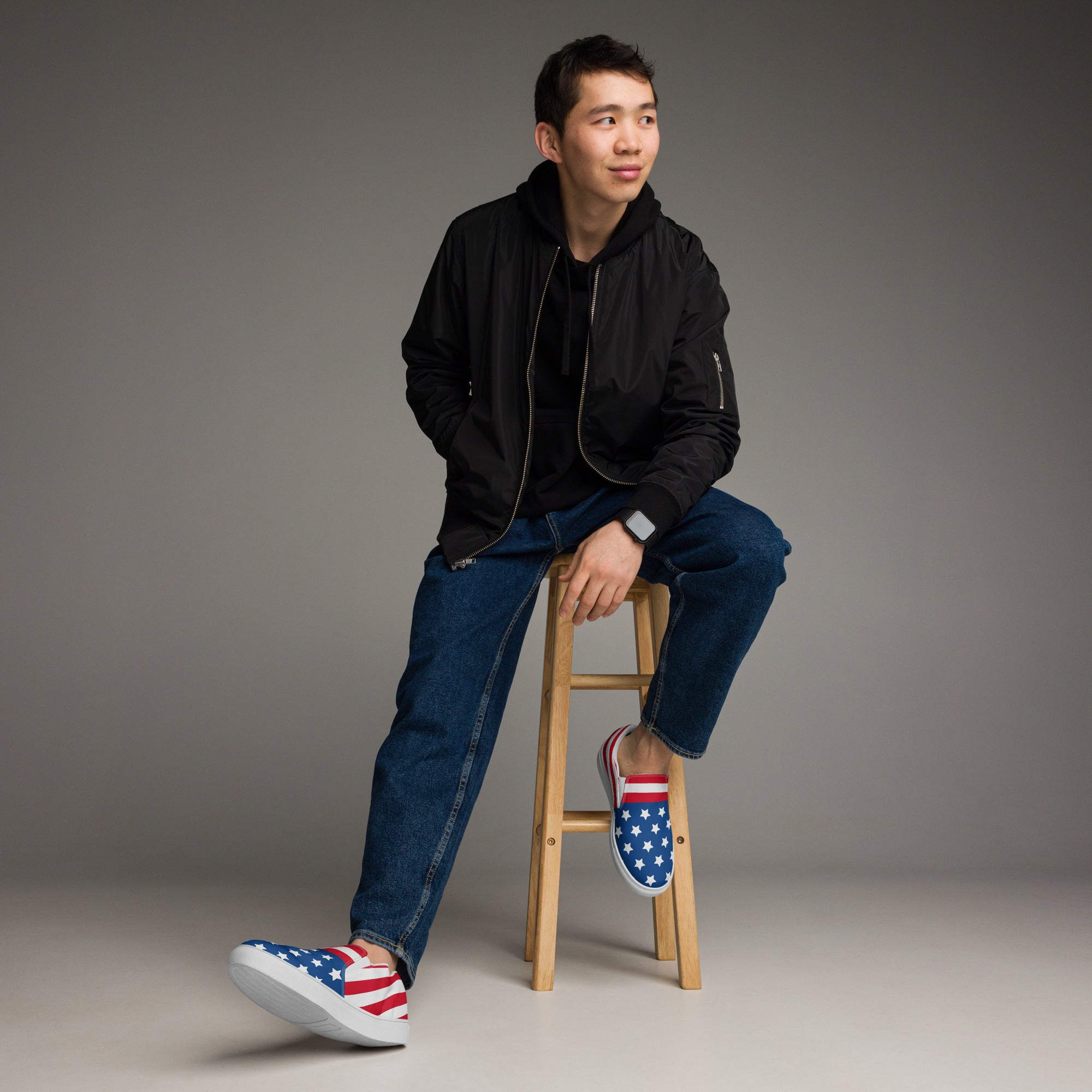 Men’s slip - on canvas shoes - Divine Janisal Design