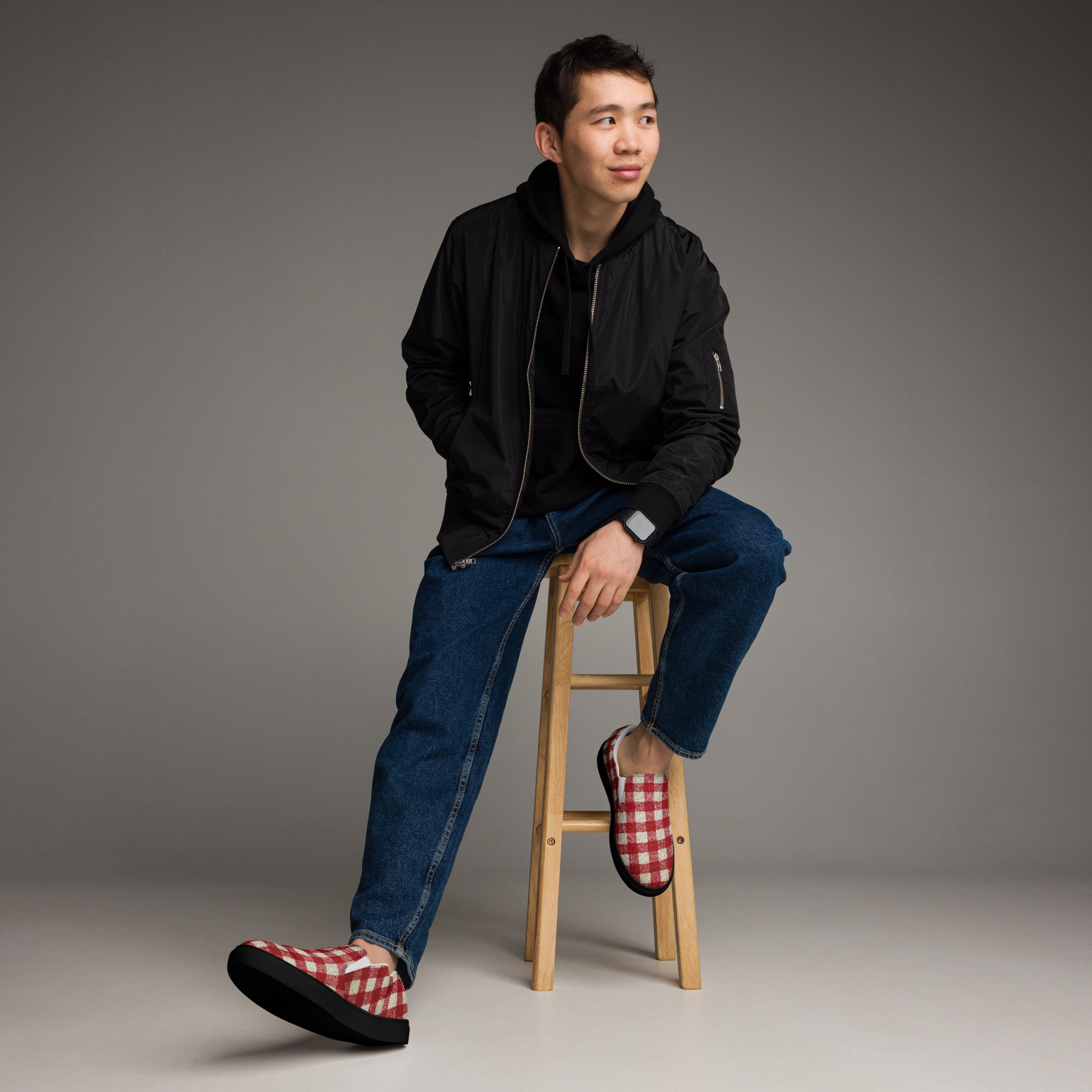 Men’s slip - on canvas shoes - Divine Janisal Design