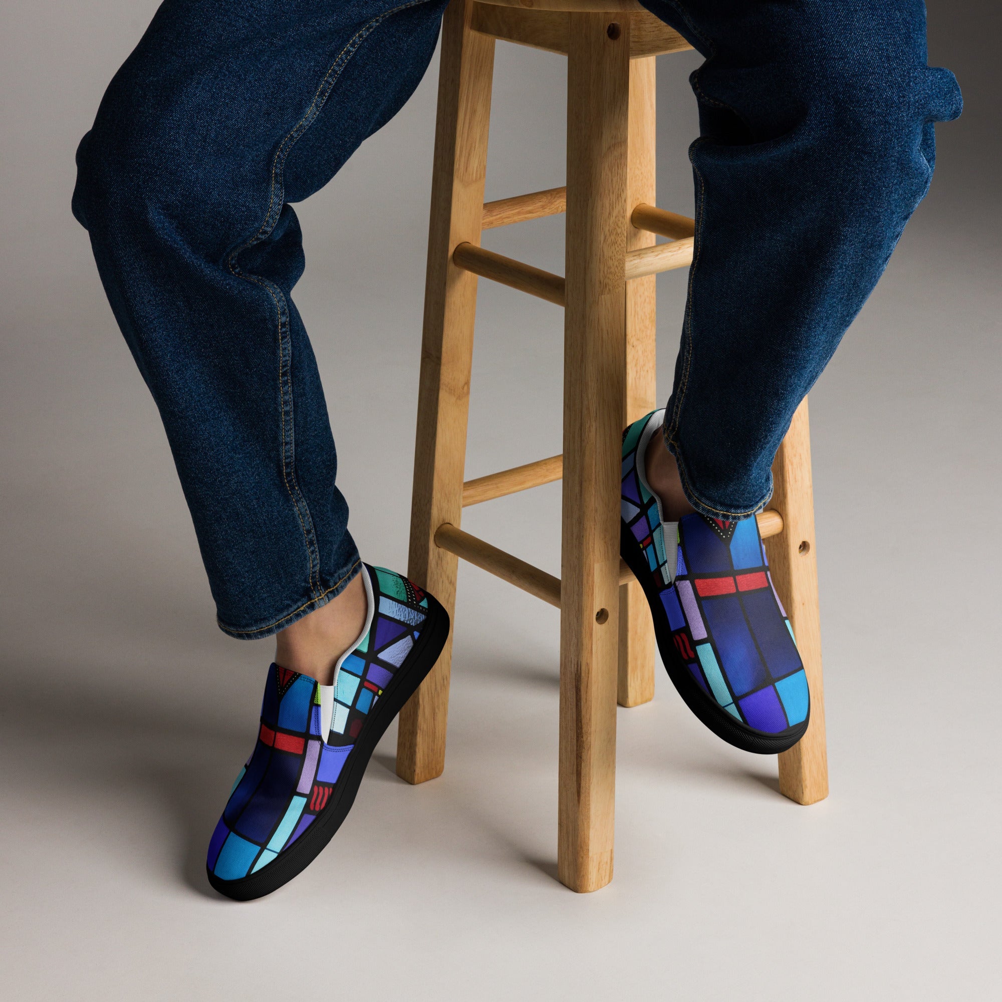 Men’s slip - on canvas shoes - Divine Janisal Design