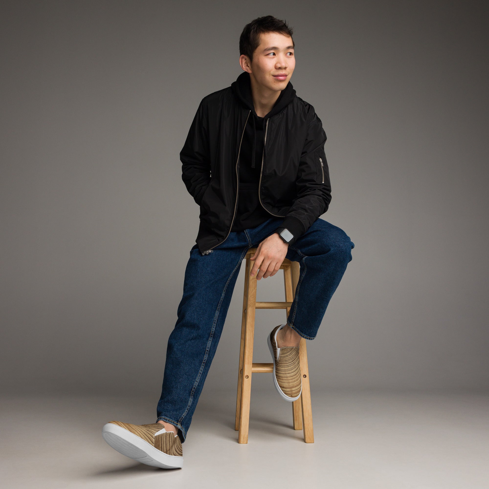 Men’s slip - on canvas shoes - Divine Janisal Design