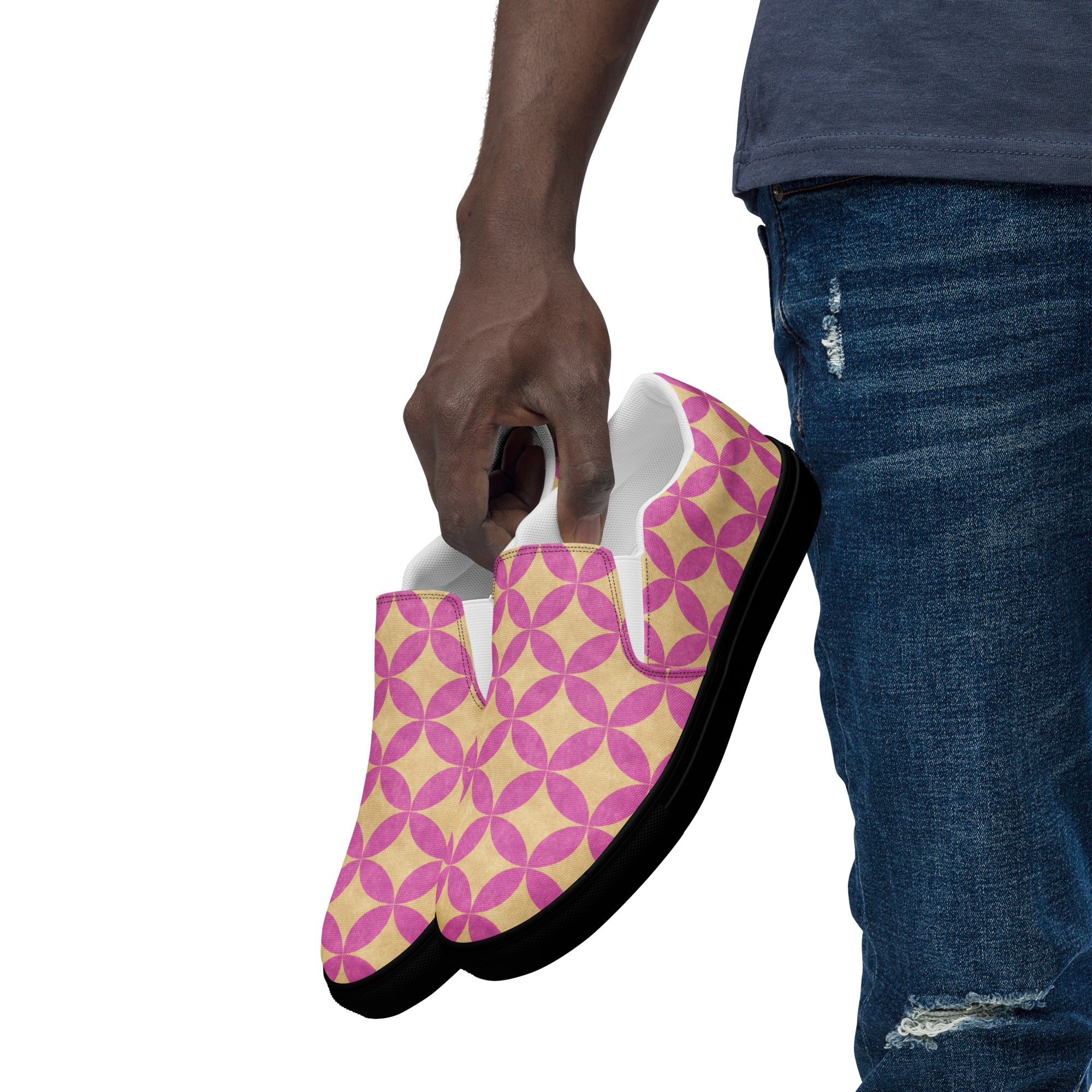 Men’s slip - on canvas shoes - Divine Janisal Design