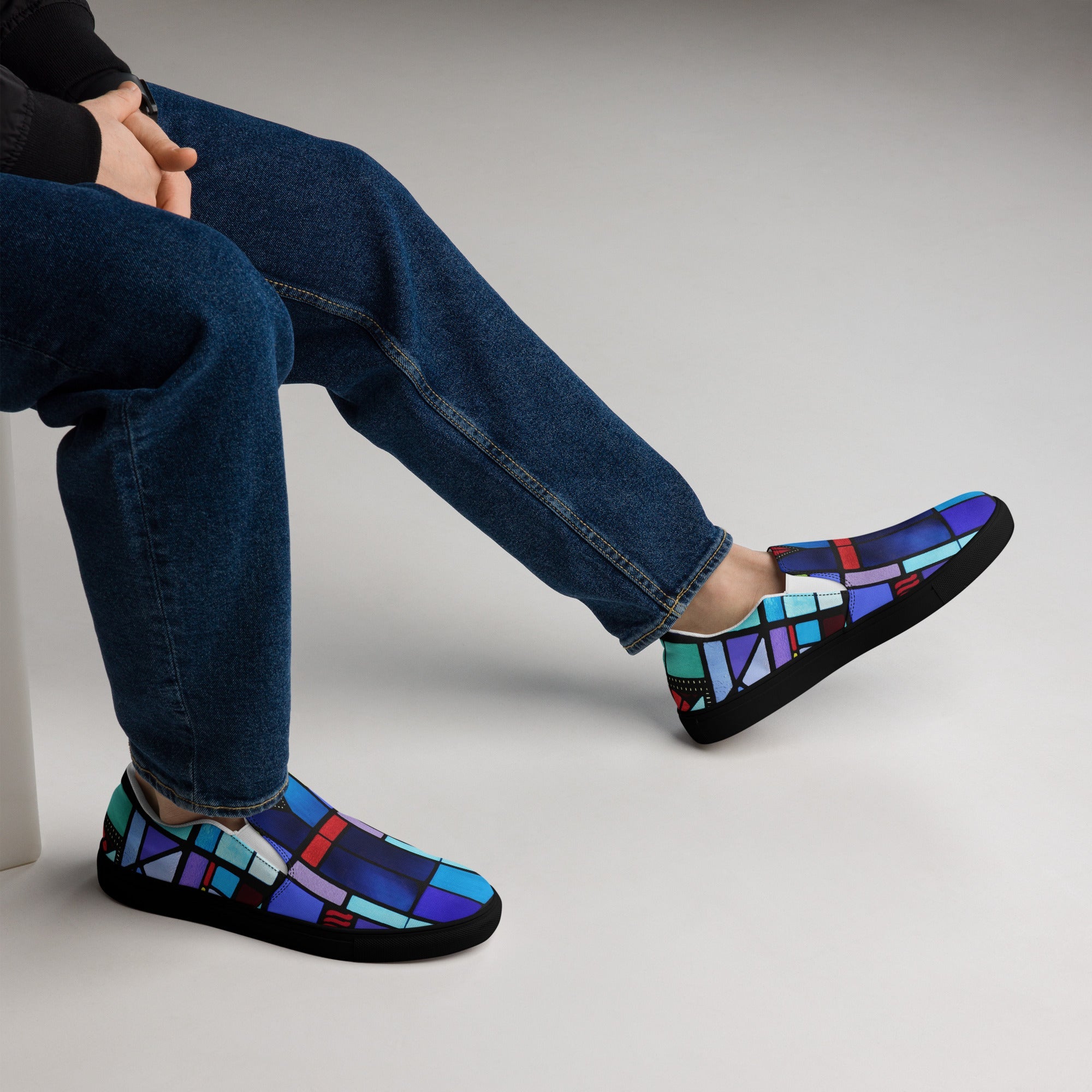 Men’s slip - on canvas shoes - Divine Janisal Design